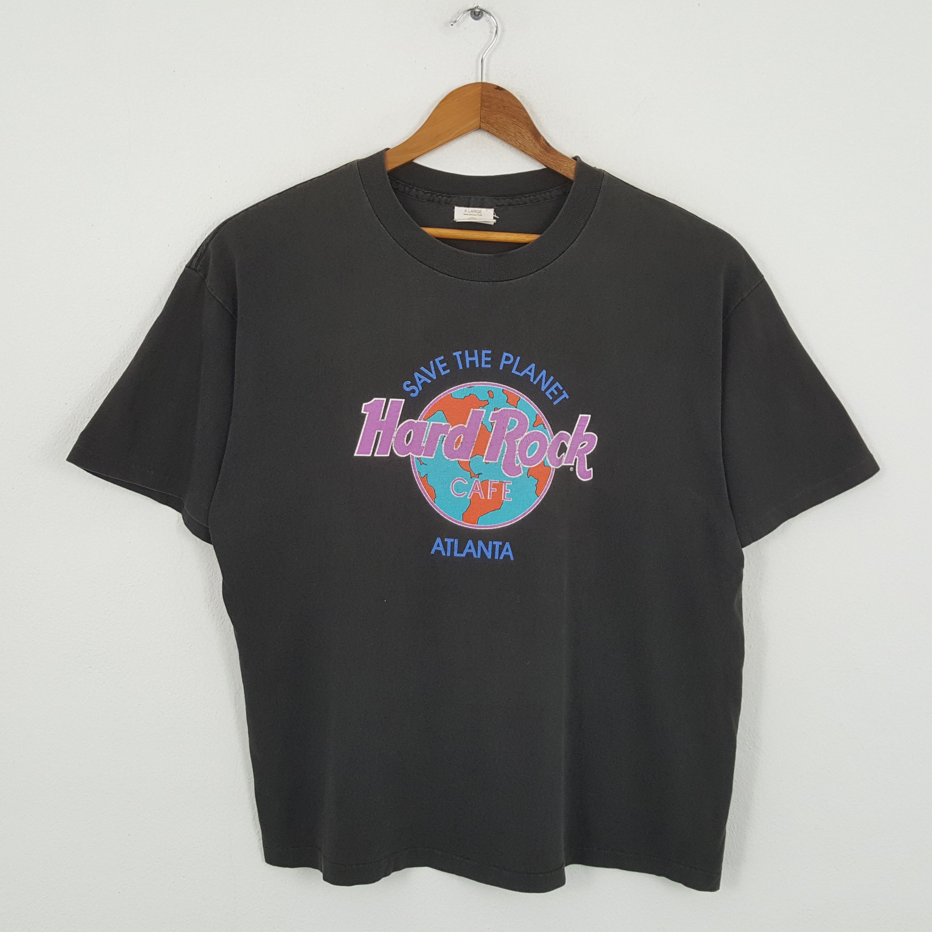 Hard Rock Cafe × MLB × Vintage Vintage HARD ROCK CAFE ATLANTA Promo T-Shirts Size US XL / EU 56 / 4 - 1 Thumbnail