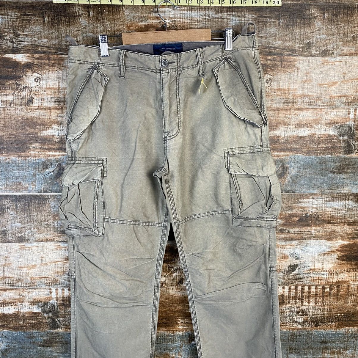 Japanese Brand DL Back Number Beige Cargo Multipocket Pants #C1274 Size US 32 / EU 48 - 2 Thumbnail