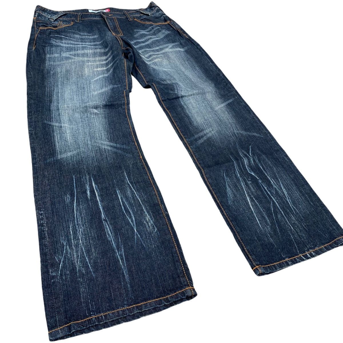 Japanese Brand Japan Daily Topics Rooted Lightning ⚡️ Denim Jeans Size US 34 / EU 50 - 2 Thumbnail