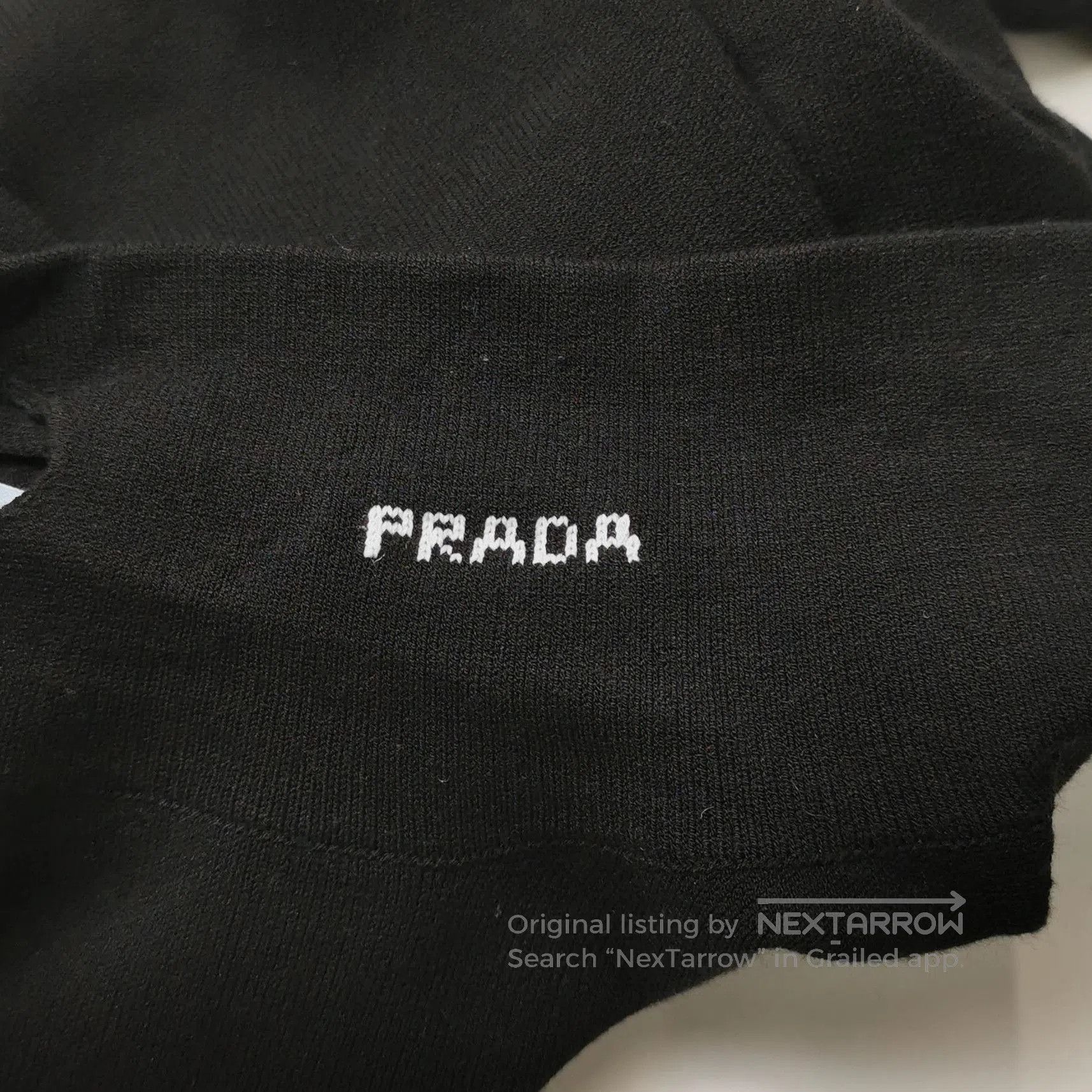 Prada Prada Black Turtleneck Sweater with Cut. Size XS / US 0-2 / IT 36-38 - 3 Thumbnail