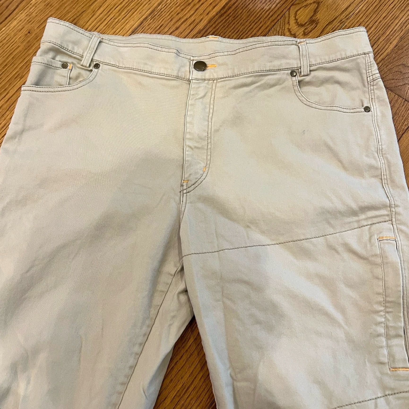 Stoic Stoic Pants Men Cargo Flat Front Zipper 38x30 Beige Regular Pockets Lightweight Cargo Pants Size US 38 / EU 54 - 3 Thumbnail