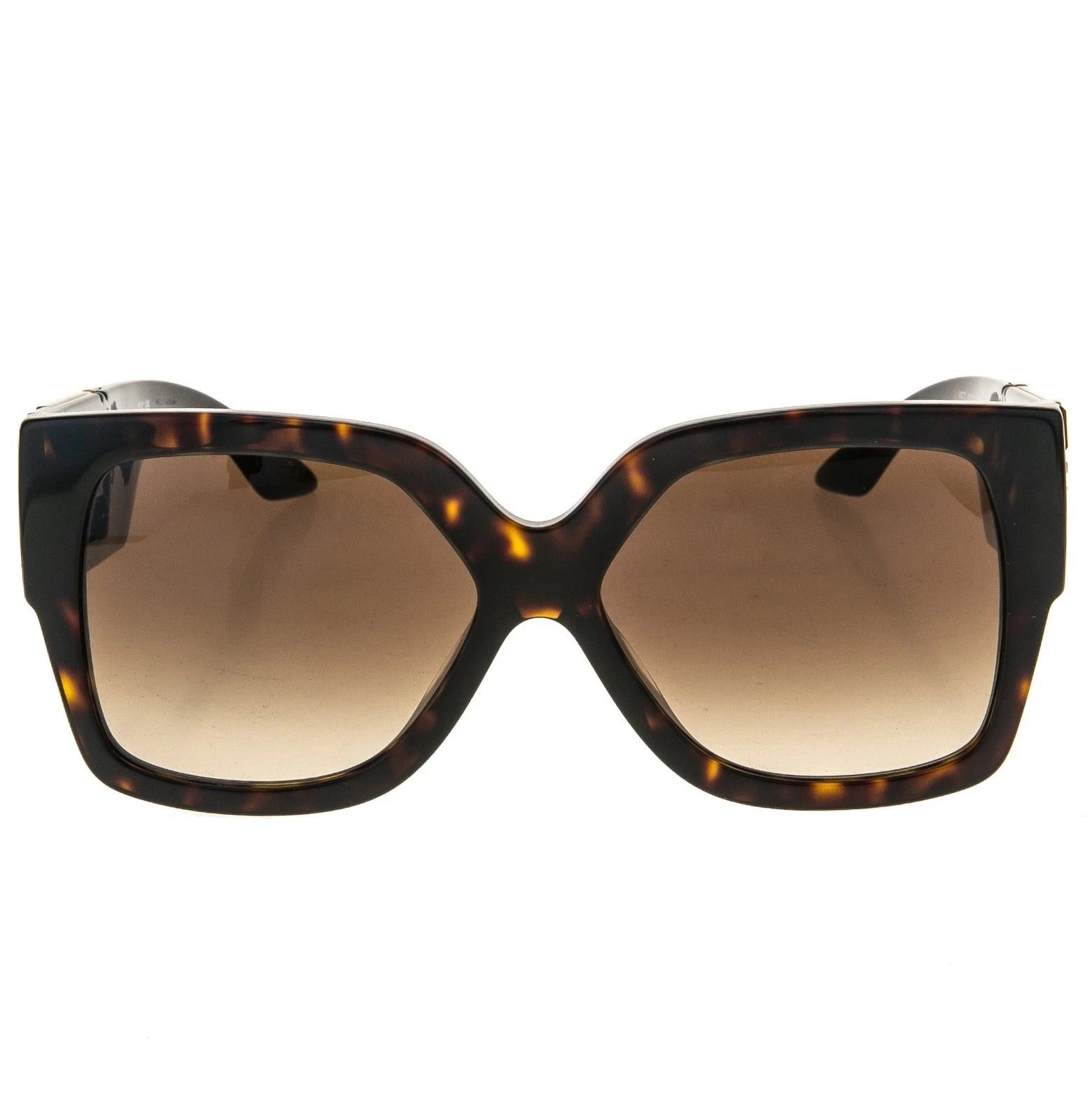 Versace VERSACE VE4402 GRECA Brown Gold Geometric Sunglasses 4402 Size ONE SIZE - 8 Thumbnail