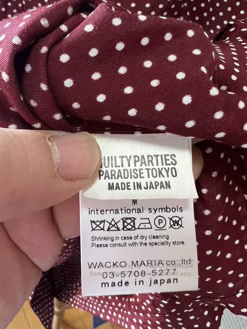 Wacko Maria Wacko Maria 20aw dot shirt Size US M / EU 48-50 / 2 - 5 Thumbnail
