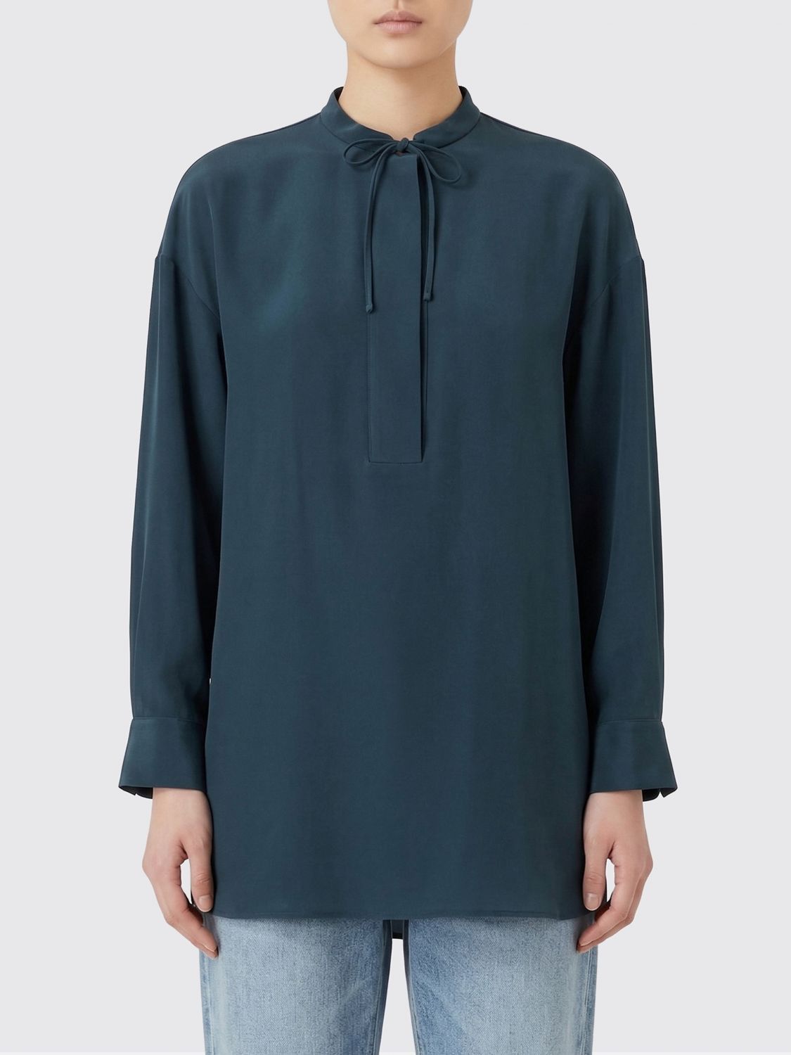 Giorgio Armani Giorgio Armani Shirt Woman Green Size M / US 6-8 / IT 42-44 - 1 Thumbnail