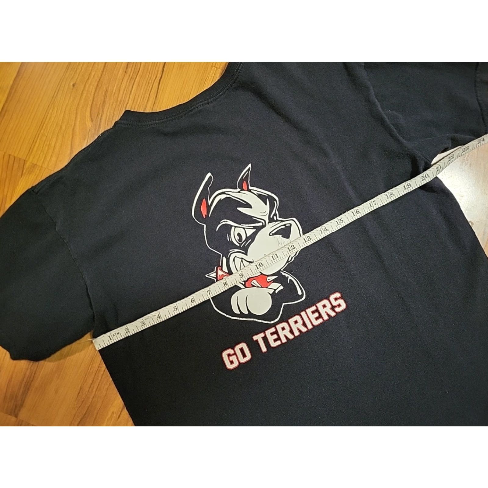 Anvil VINTAGE Anvil Shirt Unisex L Black 1990s Boston University Swimming & Diving Go Terriers Graphic Tee Mens Womens Size US L / EU 52-54 / 3 - 5 Thumbnail