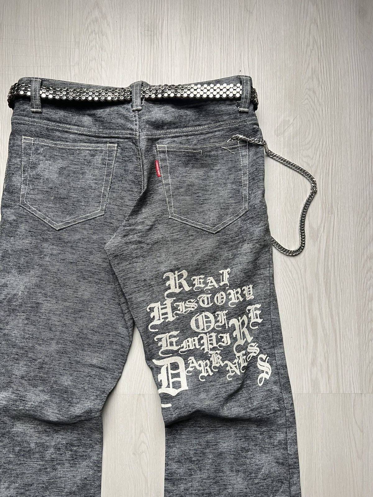 Tornado Mart Tornado Mart Poem Flared Pants Lgb If Six Was Nine Style Size US 31 - 5 Thumbnail