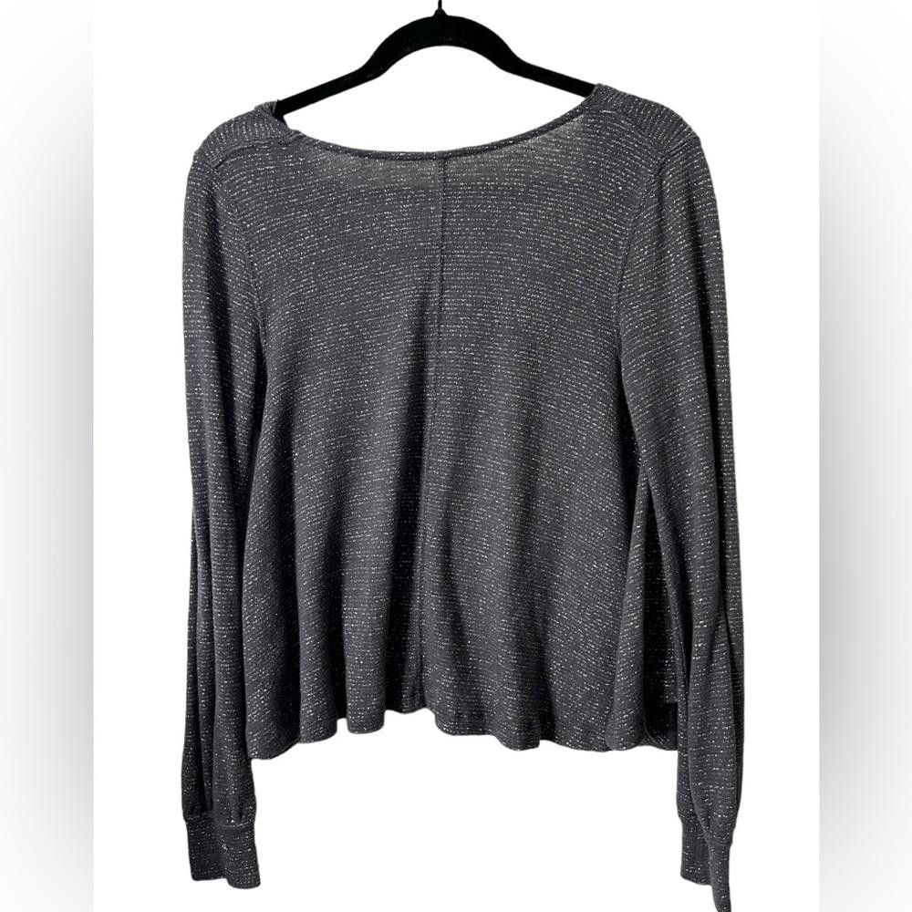 Free People Free People l Metallic Oversized Top XS Size XS / US 0-2 / IT 36-38 - 3 Thumbnail