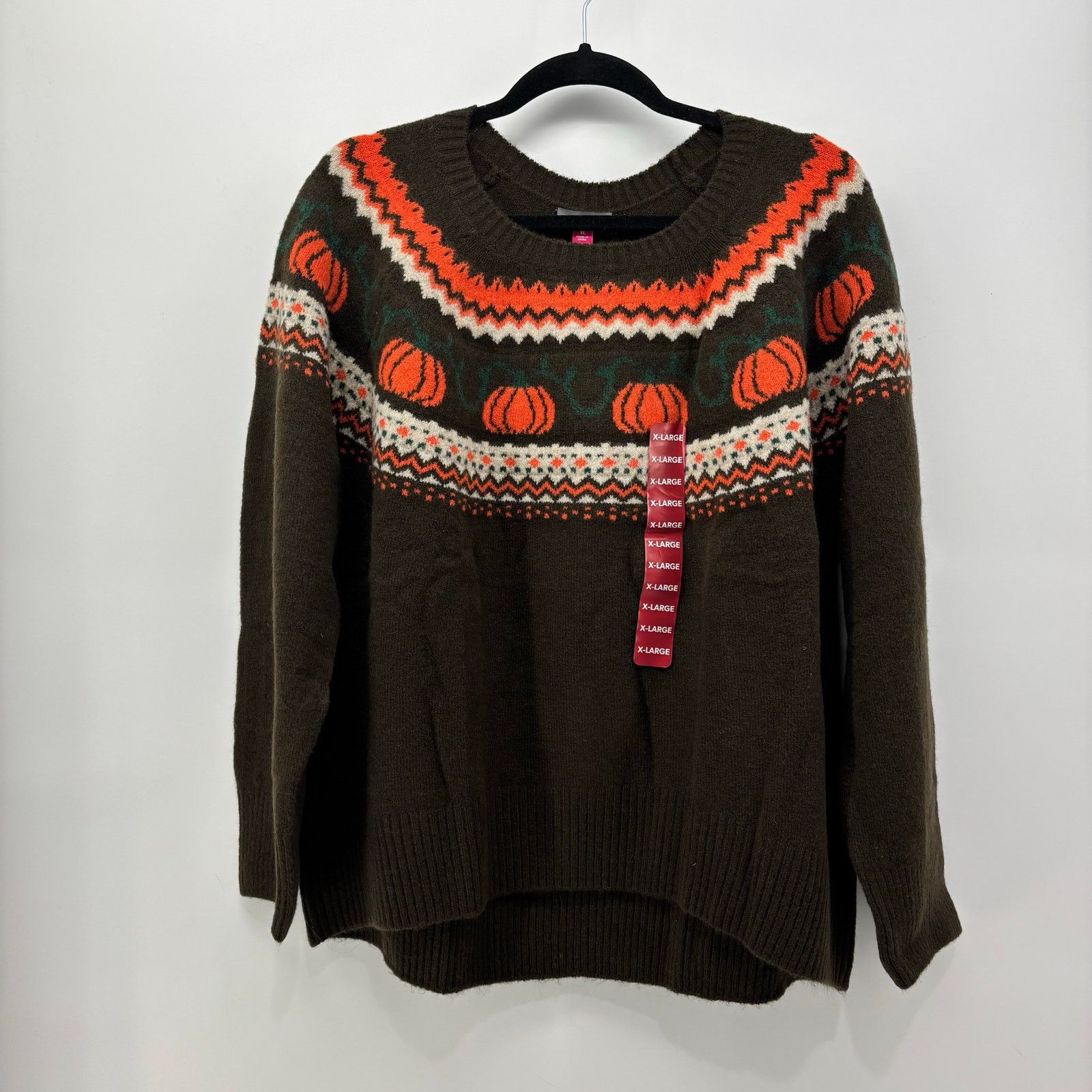 Vince Camuto Vince Camuto Size X Large Fair Isle Women's Sweater Crewneck Size XL / US 12-14 / IT 48-50 - 17 Thumbnail