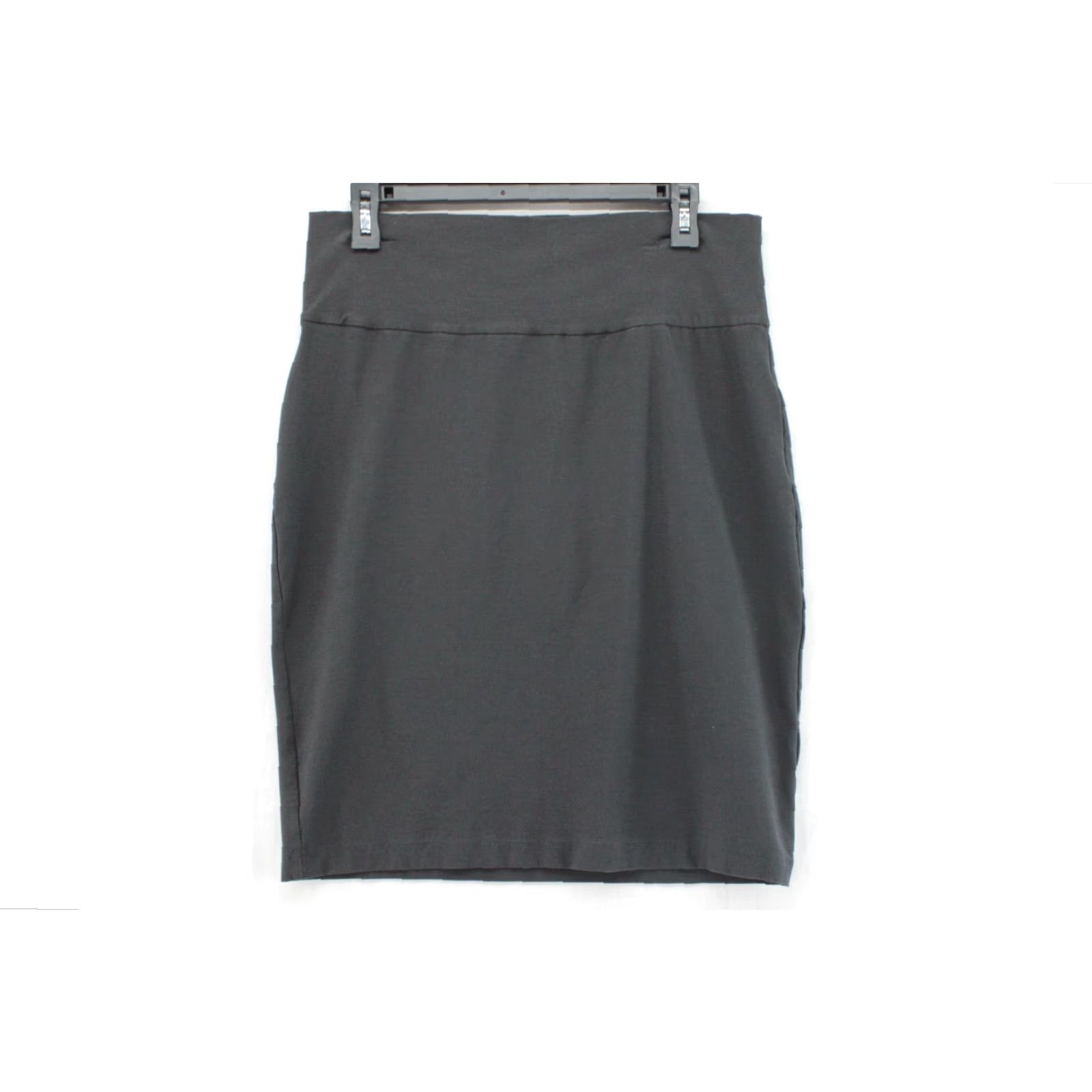 Eileen Fisher Eileen Fisher Skirt Womens M Dark Gray Pencil Stretch Capsule Goth Minimalist Size 32" / US 10 / IT 46 - 2 Thumbnail
