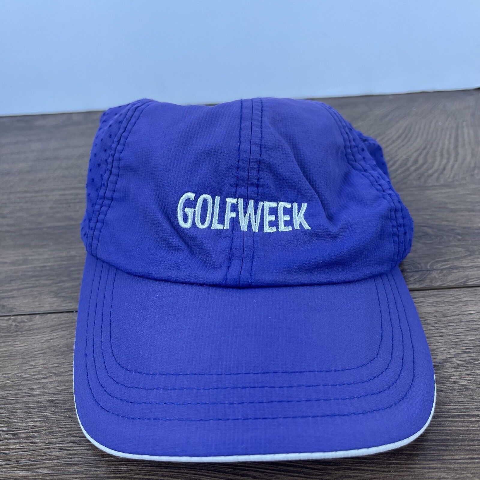 Other Golf Week Hat Golfweek Adjustable Hat Blue Hat Adjustable Bl Size ONE SIZE - 2 Thumbnail