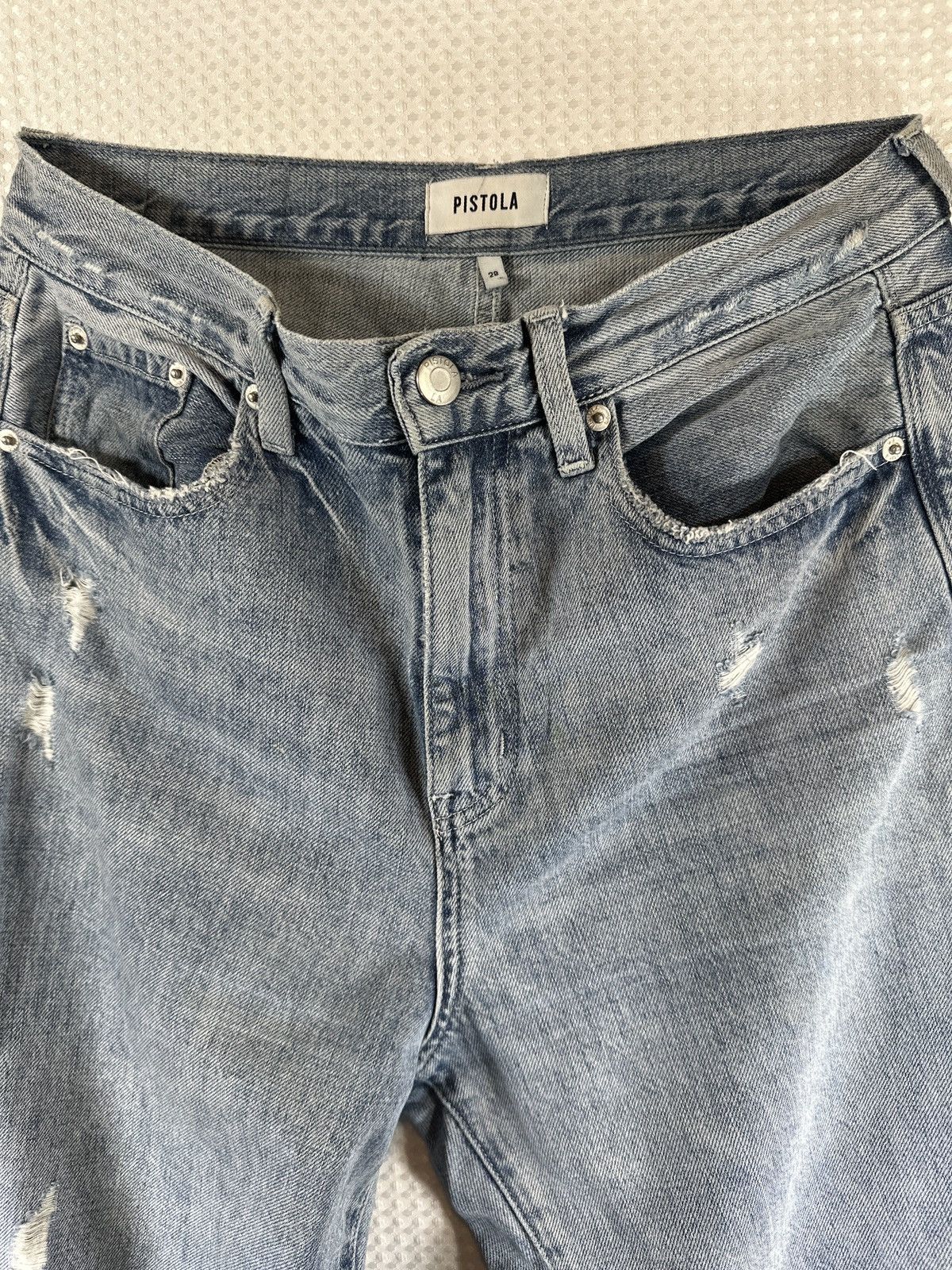 Pistola Pistola Cassie Super High Rise Straight in Gifted Jean Size 28" / US 6 / IT 42 - 4 Thumbnail