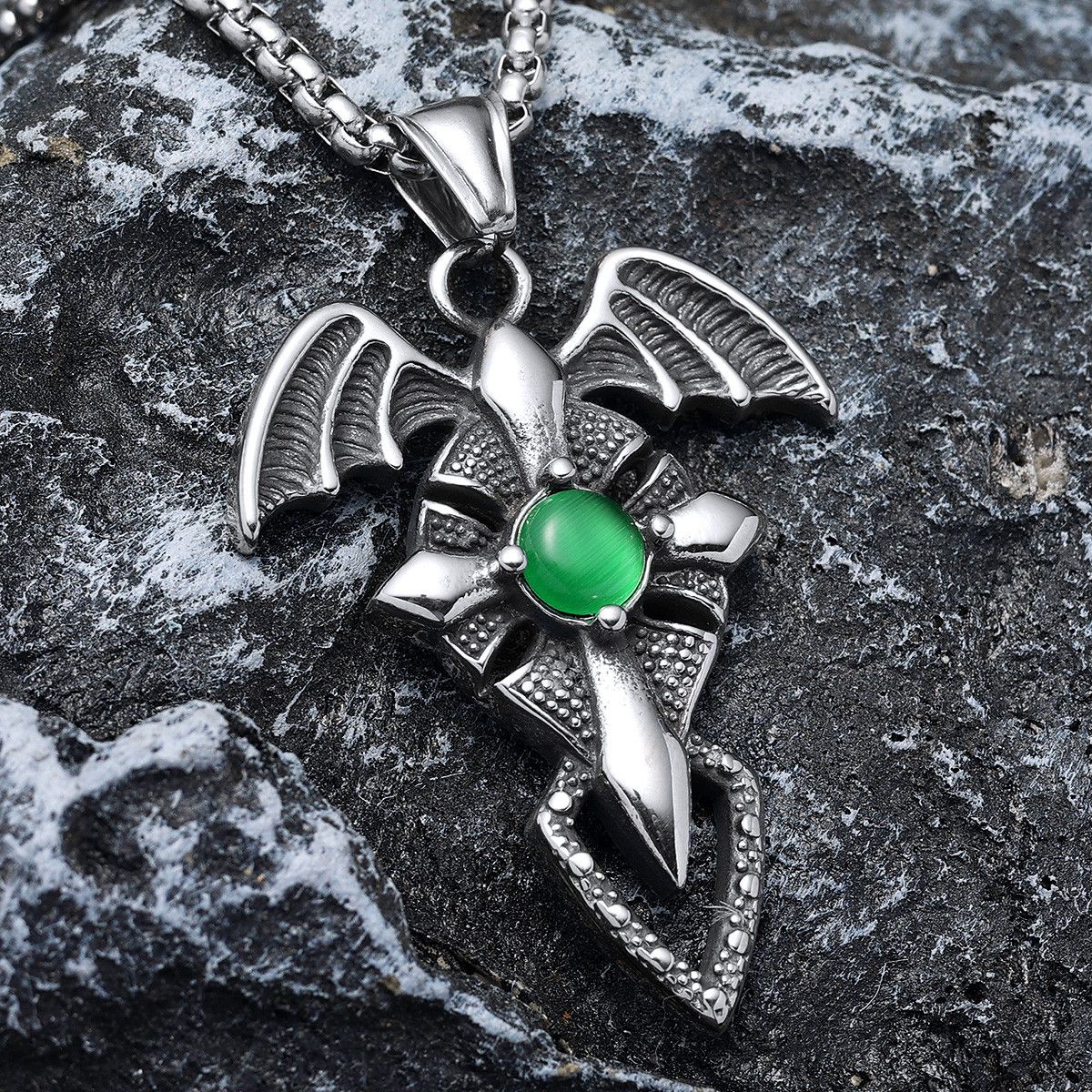 Jewelry Exorcism Cross Pendant Necklace Size ONE SIZE - 3 Thumbnail