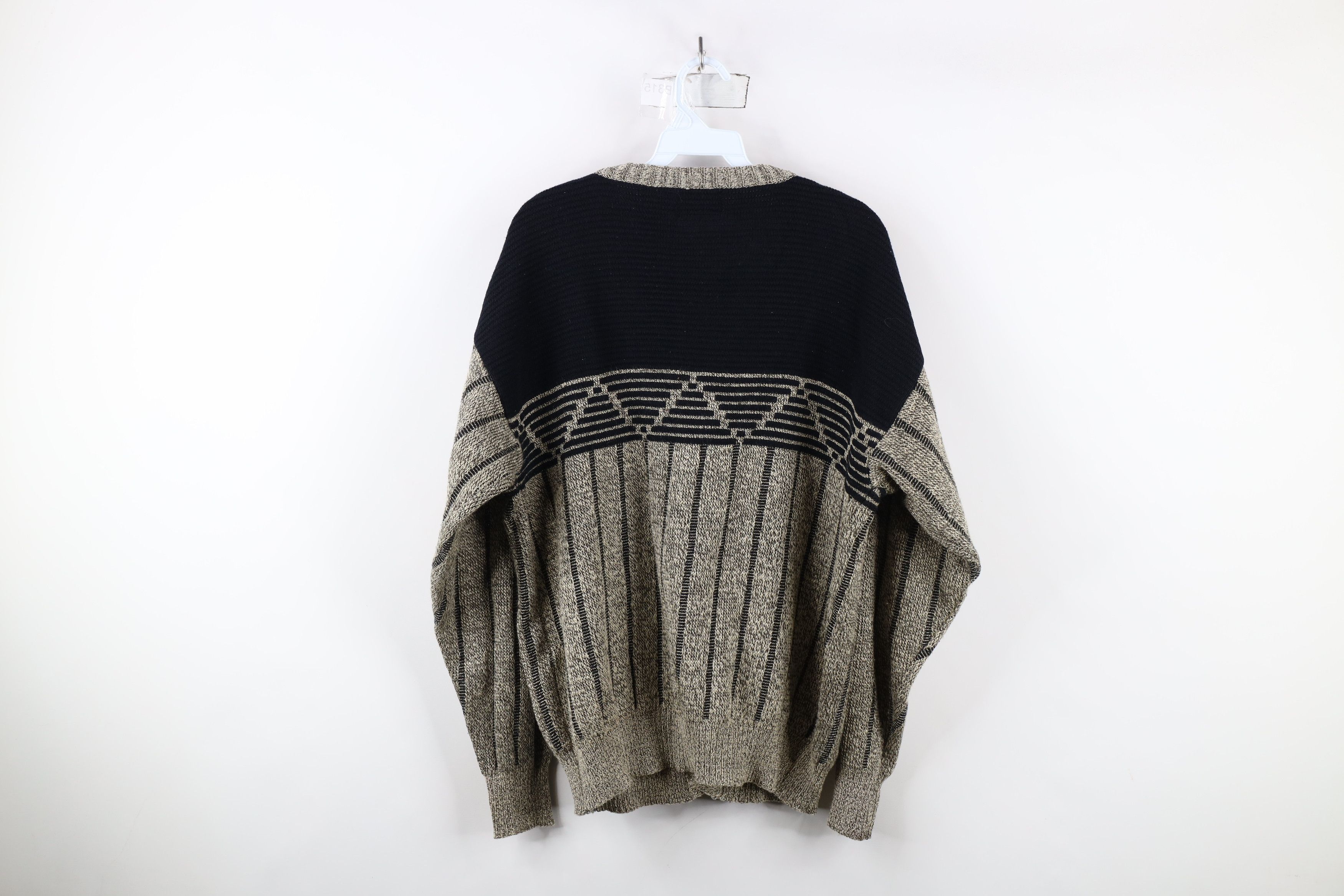 Vintage Vintage 90s Streetwear Knit Cardigan Sweater Heather Brown Size US XL / EU 56 / 4 - 7 Thumbnail