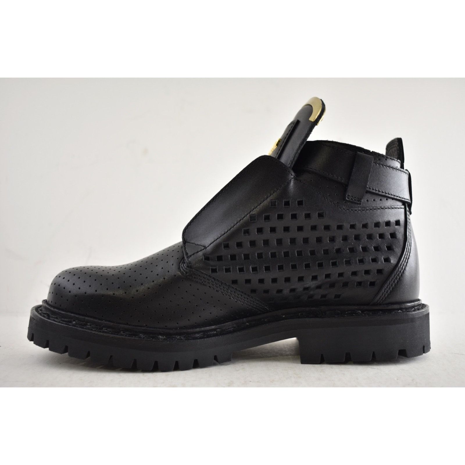Balmain Balmain King Taiga Ranger Black Biker Moto Short Boot 36 Size US 6 / IT 36 - 10 Thumbnail