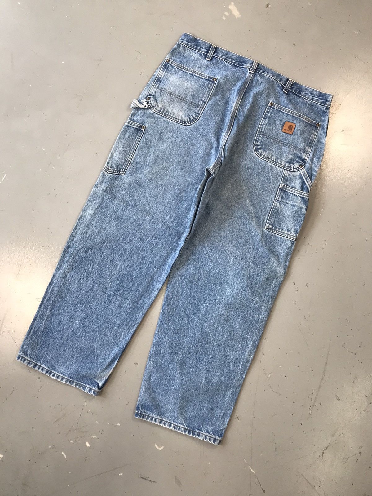 Carhartt × Vintage Vintage Carharttt b01 Des double knee denim Size US 42 / EU 58 - 7 Thumbnail