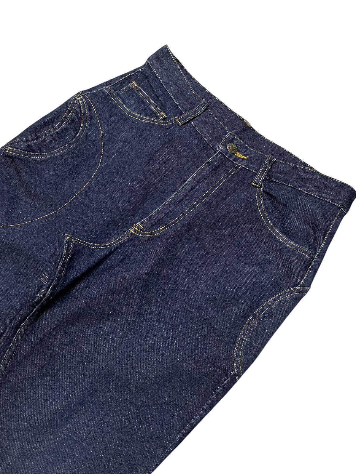Issey Miyake × Japanese Brand × Tsumori Chisato Issey Miyale Tsumori Chisato Peneled Crotch Raw Jeans Size US 30 / EU 46 - 3 Thumbnail