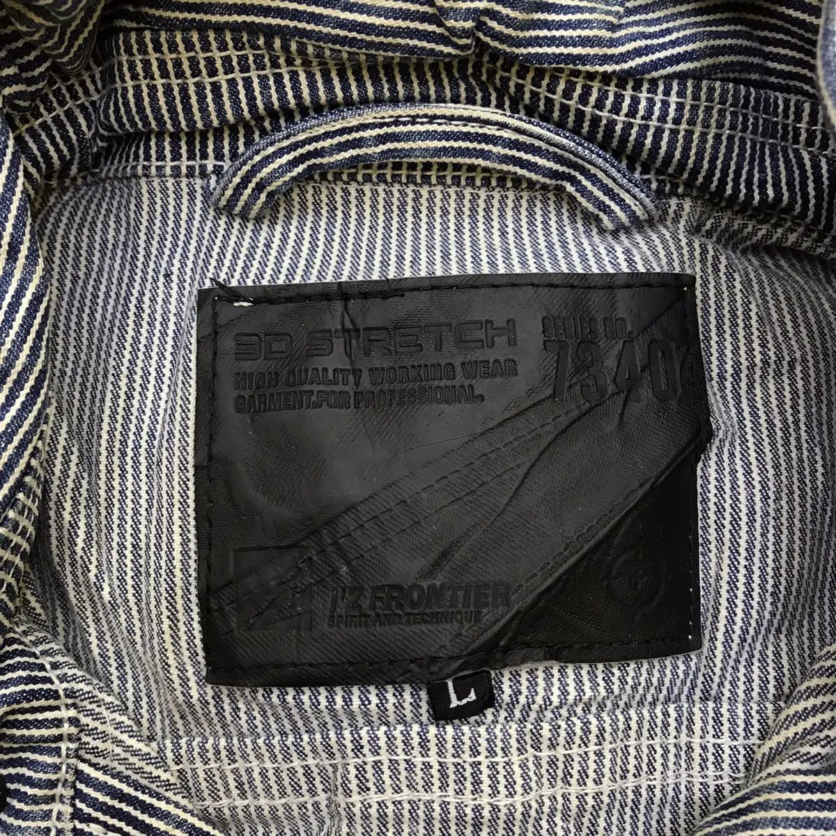 Japanese Brand × Vintage Vintage I’Z FRONTIER JAPAN Spirit Technique Denim Hikori Size L / US 10 / IT 46 - 7 Thumbnail