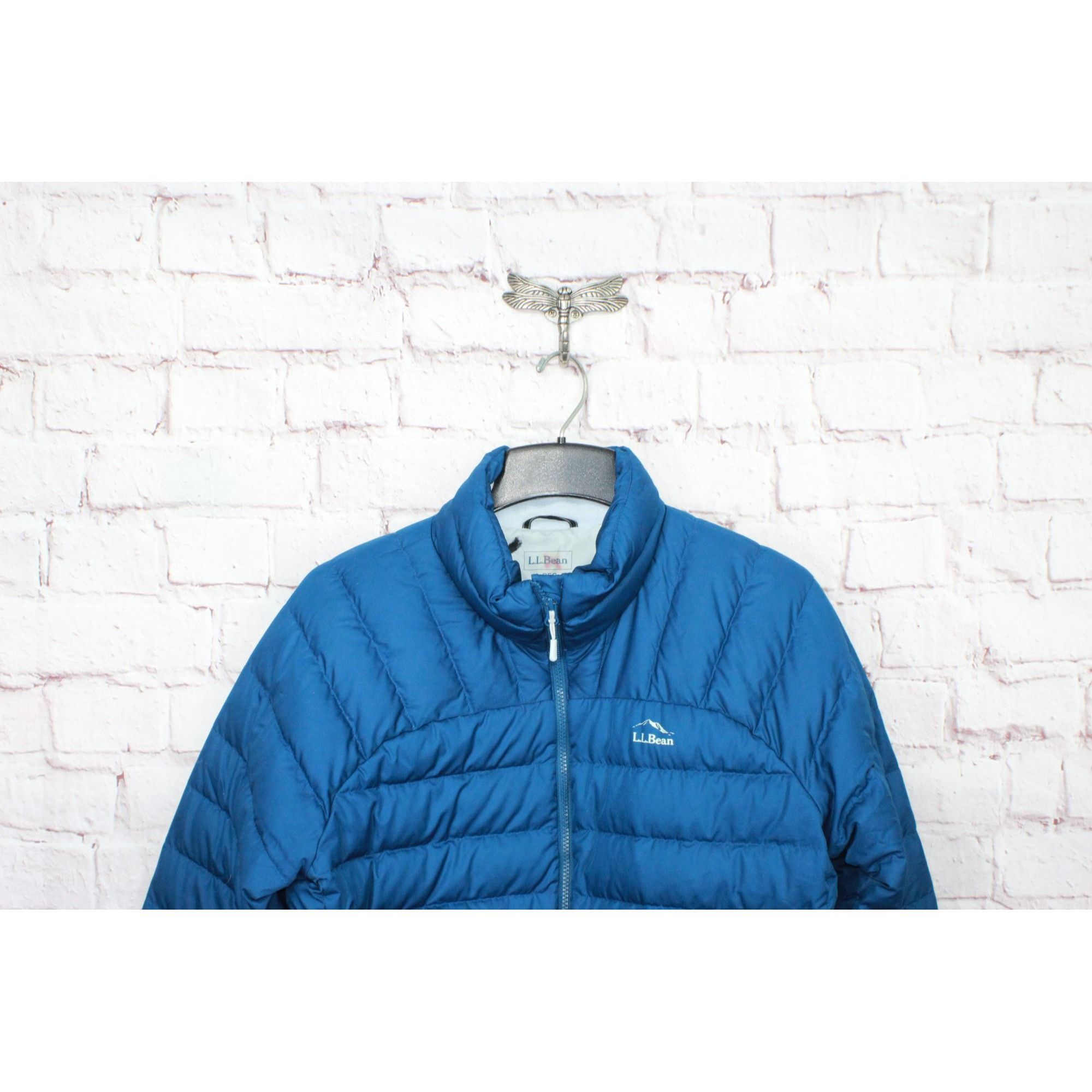 L.L. Bean LL Bean Women's Beans Down Jacket Blue Size L / US 10 / IT 46 - 2 Thumbnail