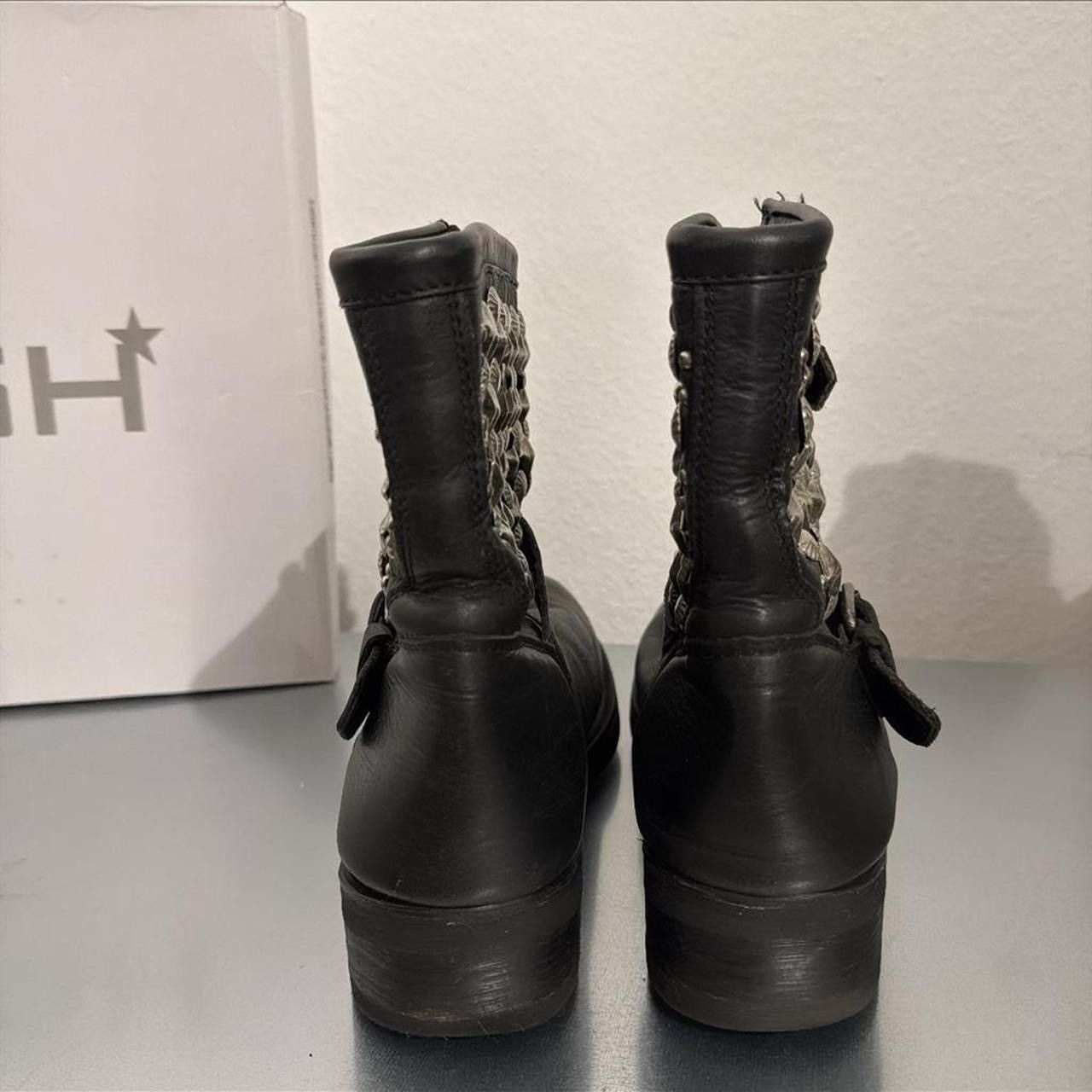 ASH Ash Studded Leather Boots Size US 9 / IT 39 - 3 Thumbnail