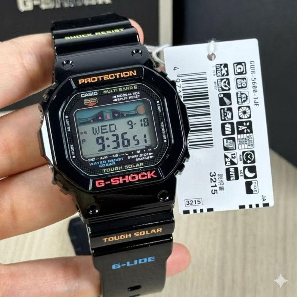 Casio Casio G Shock GWX-5600-1JF Size ONE SIZE - 1 Thumbnail