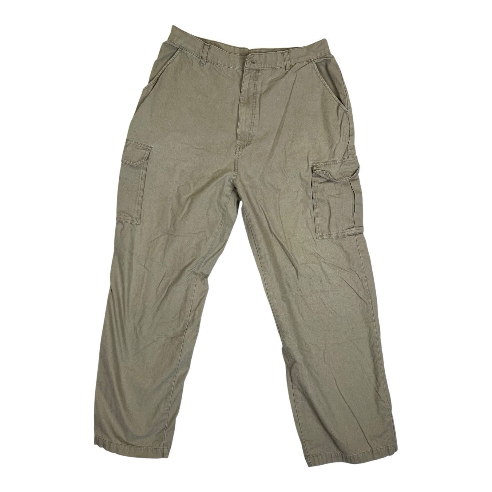 Sideout Vintage Sideout Cargo Pants Size 36x32 Tan Y2K Baggy Surf Size US 36 / EU 52 - 1 Thumbnail