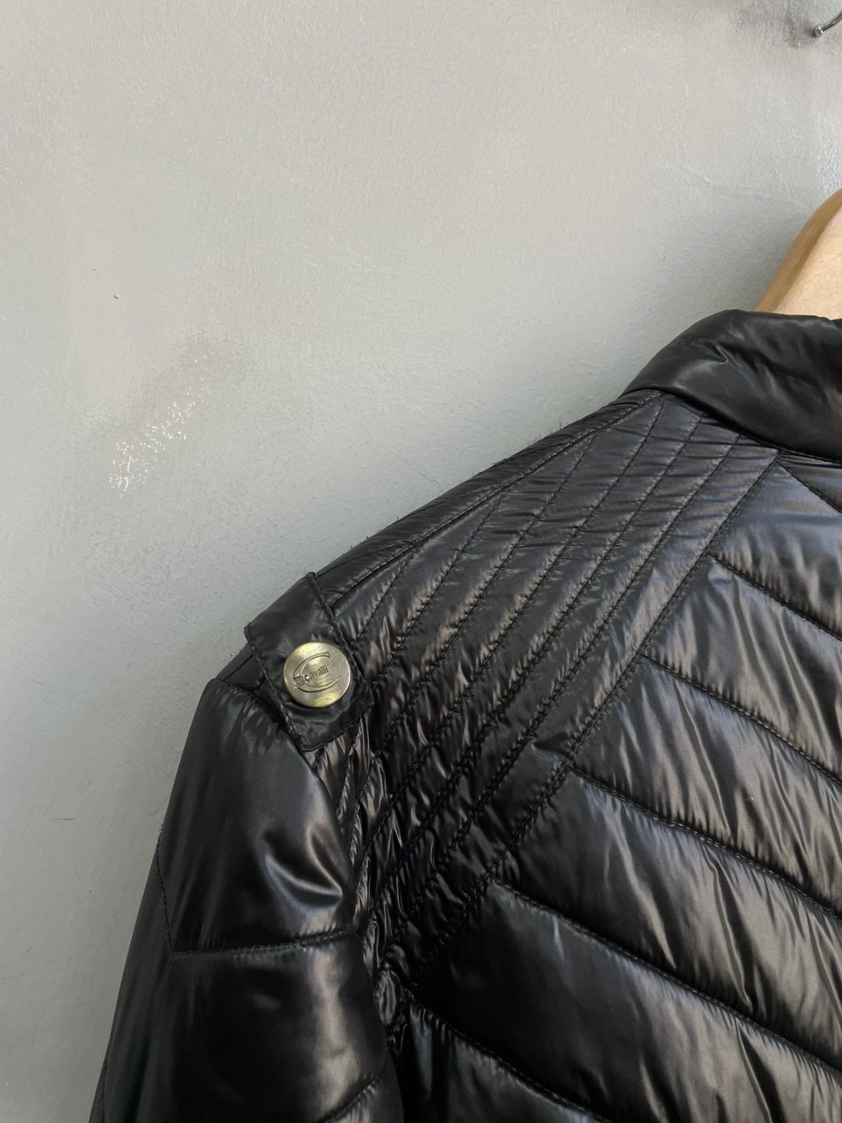 Just Cavalli Rare Roberto Cavalli biker nylon jacket hype avant garde Size US XL / EU 56 / 4 - 13 Thumbnail