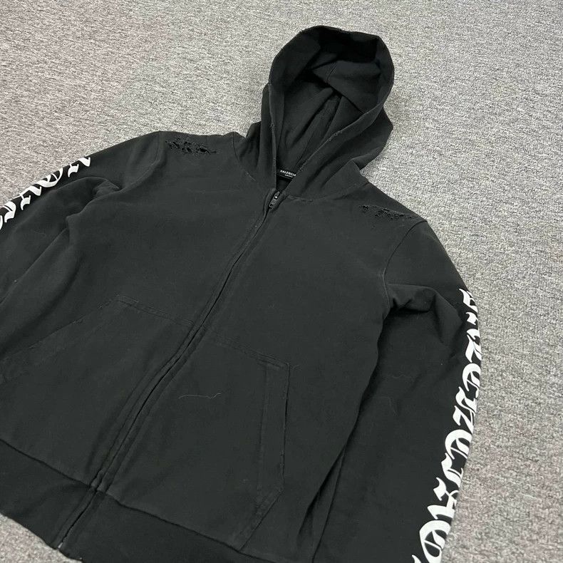 Balenciaga Balenciaga Destroy a hooded coat Size US L / EU 52-54 / 3 - 3 Thumbnail