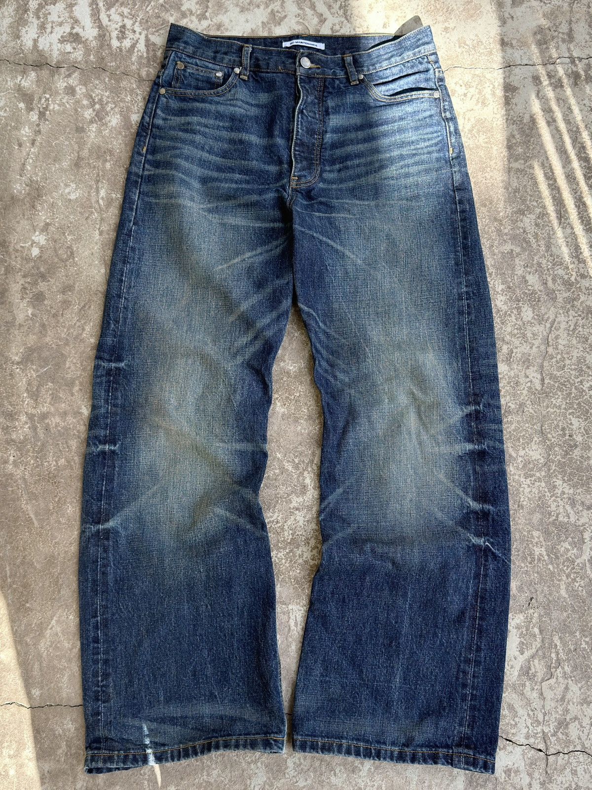 No Maintenance Dark Wash Japanese Denim 32