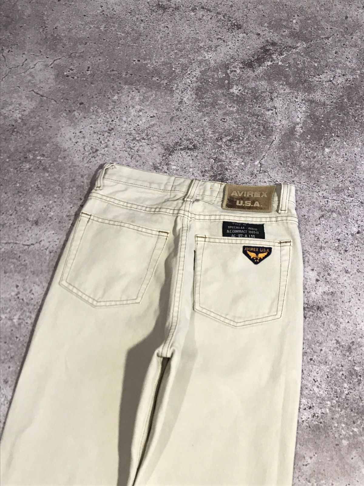Avirex Vintage 90s Avirex Denim Jeans Embroiled Logo Belge 26 Size US 26 / EU 42 - 2 Thumbnail