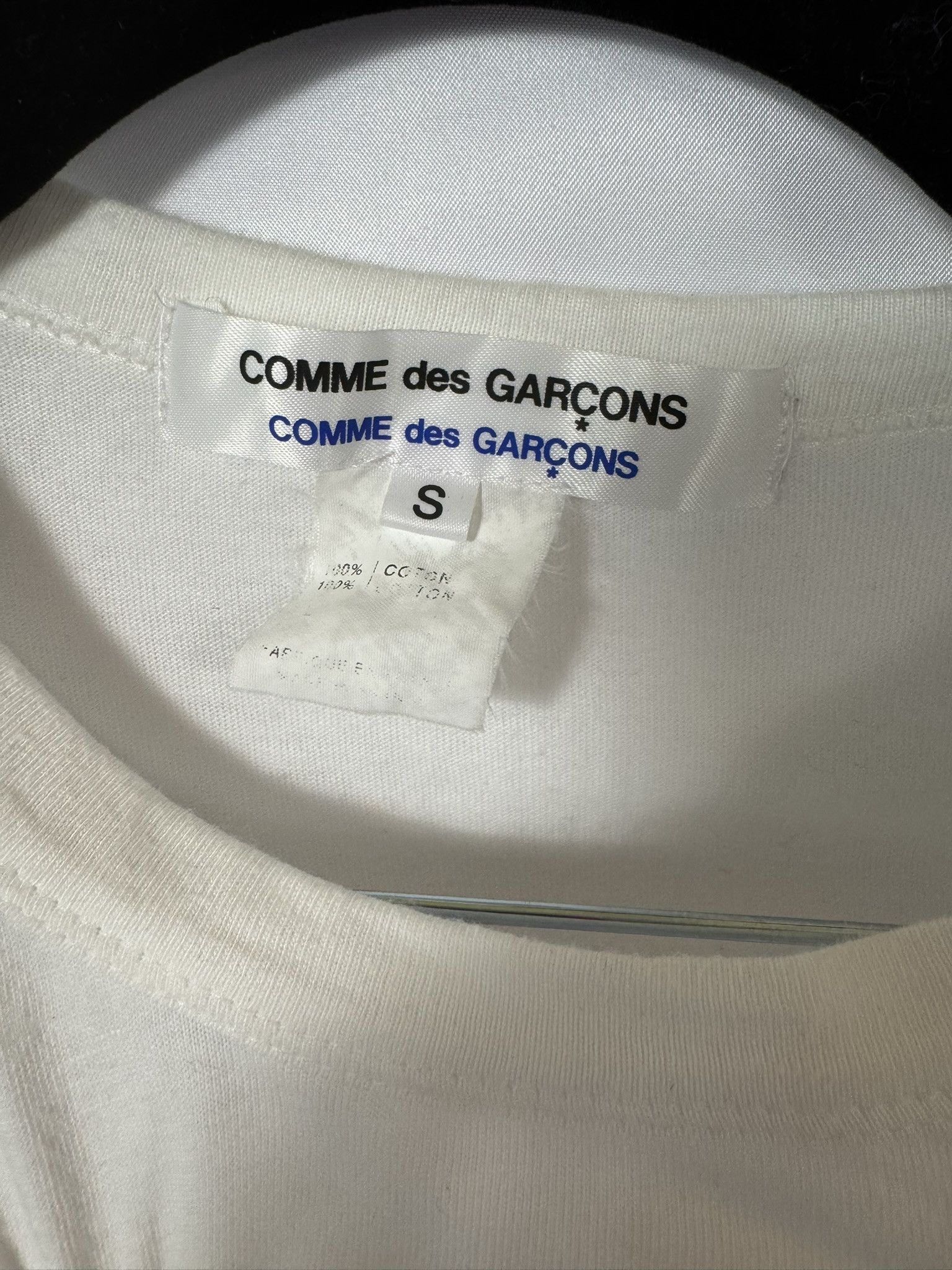 Comme des Garcons Comme des Garçons White Cotton 3D Rosette Knot Long Sleeve Size S / US 4 / IT 40 - 2 Thumbnail