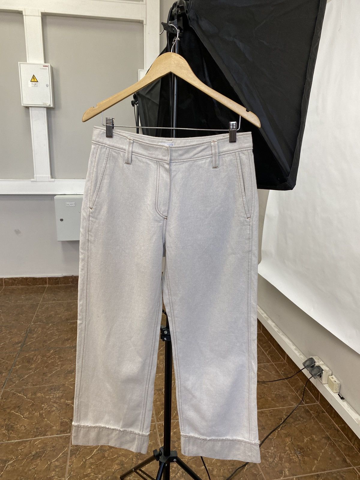 Brunello Cucinelli 🇮🇹 Brunello Cucinelli Linen 23% Pants Rare Retro Size 28" / US 6 / IT 42 - 1 Thumbnail