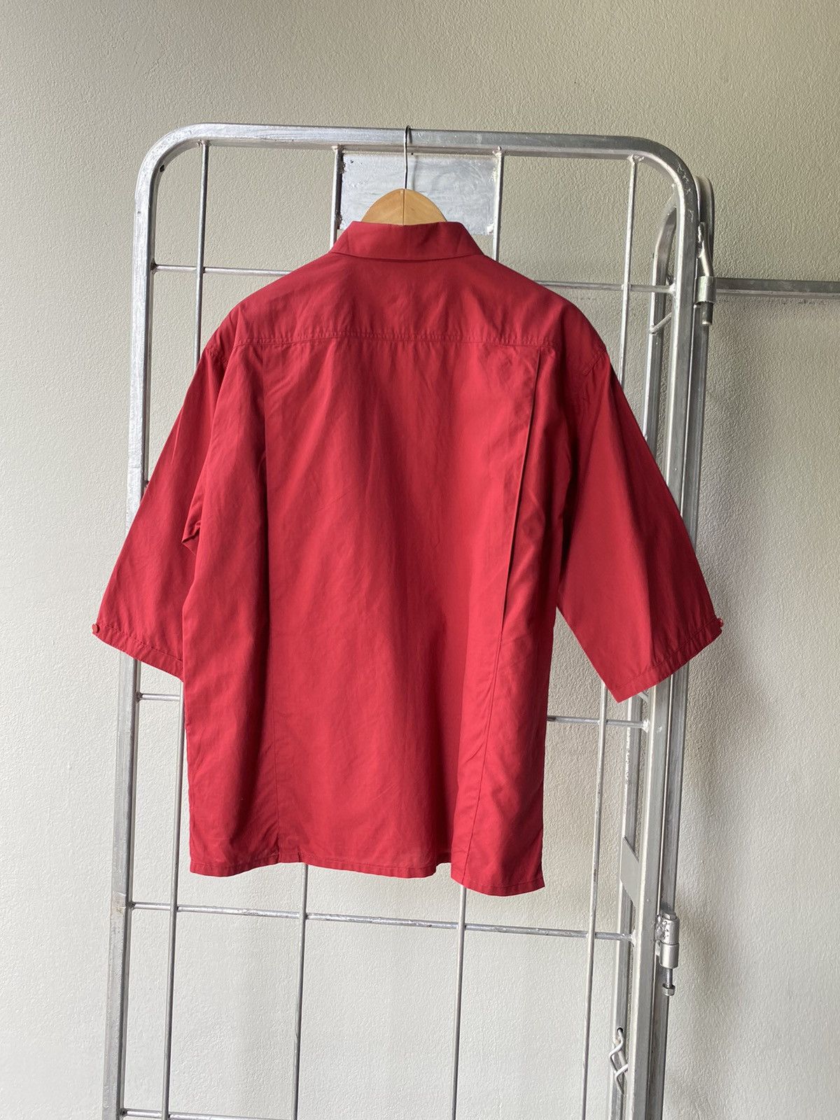 Dior Christian Dior vintage red cardinal shirt Size L / US 10 / IT 46 - 2 Thumbnail