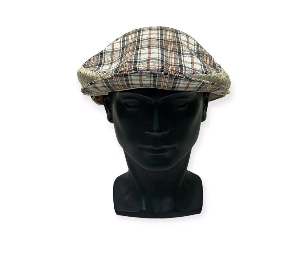 Japanese Brand × Vintage Japanese Brand Plaid Tartan Baretta Hat Size ONE SIZE - 1 Thumbnail