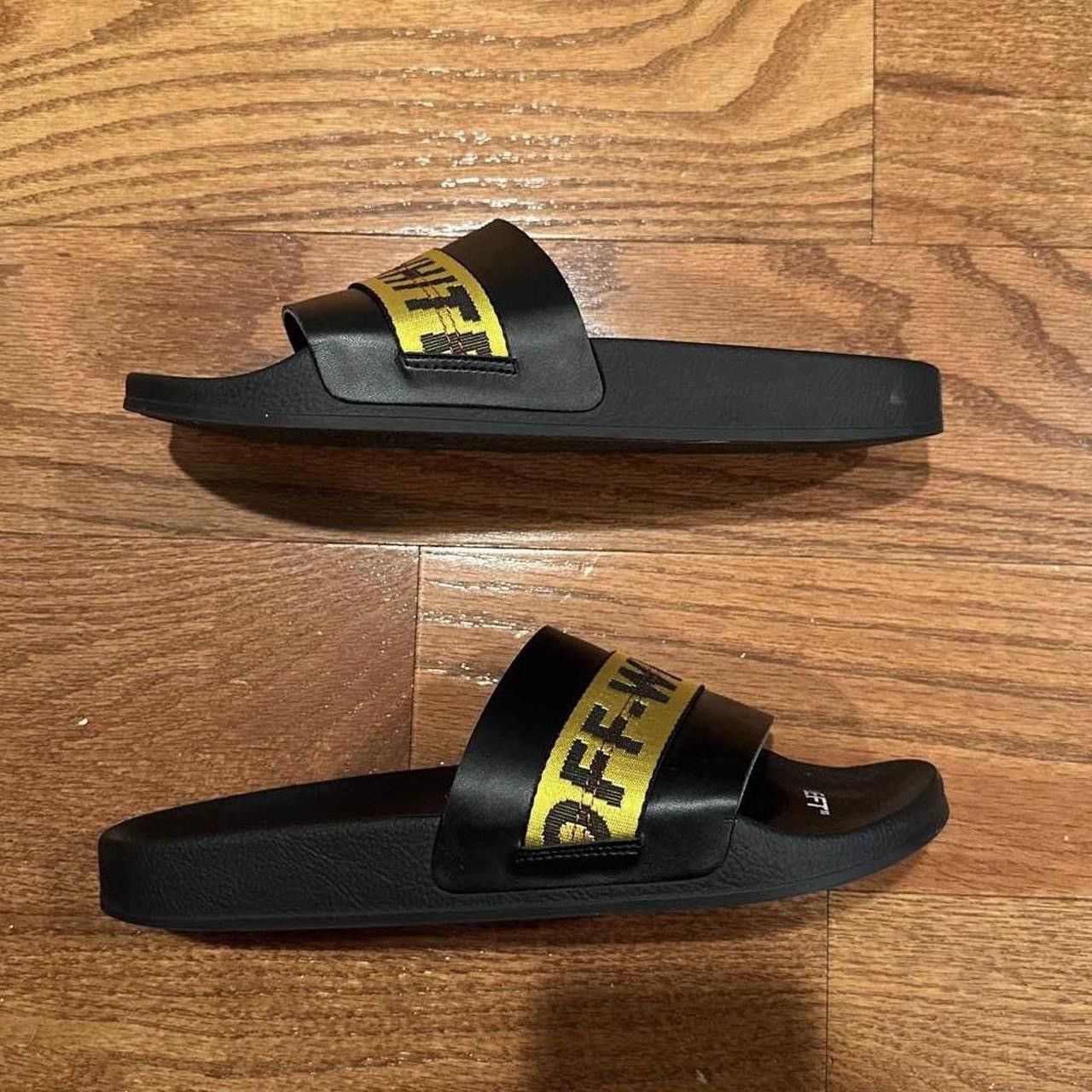 Off-White Industrial Belt Slides Size US 12 / EU 45 - 3 Thumbnail