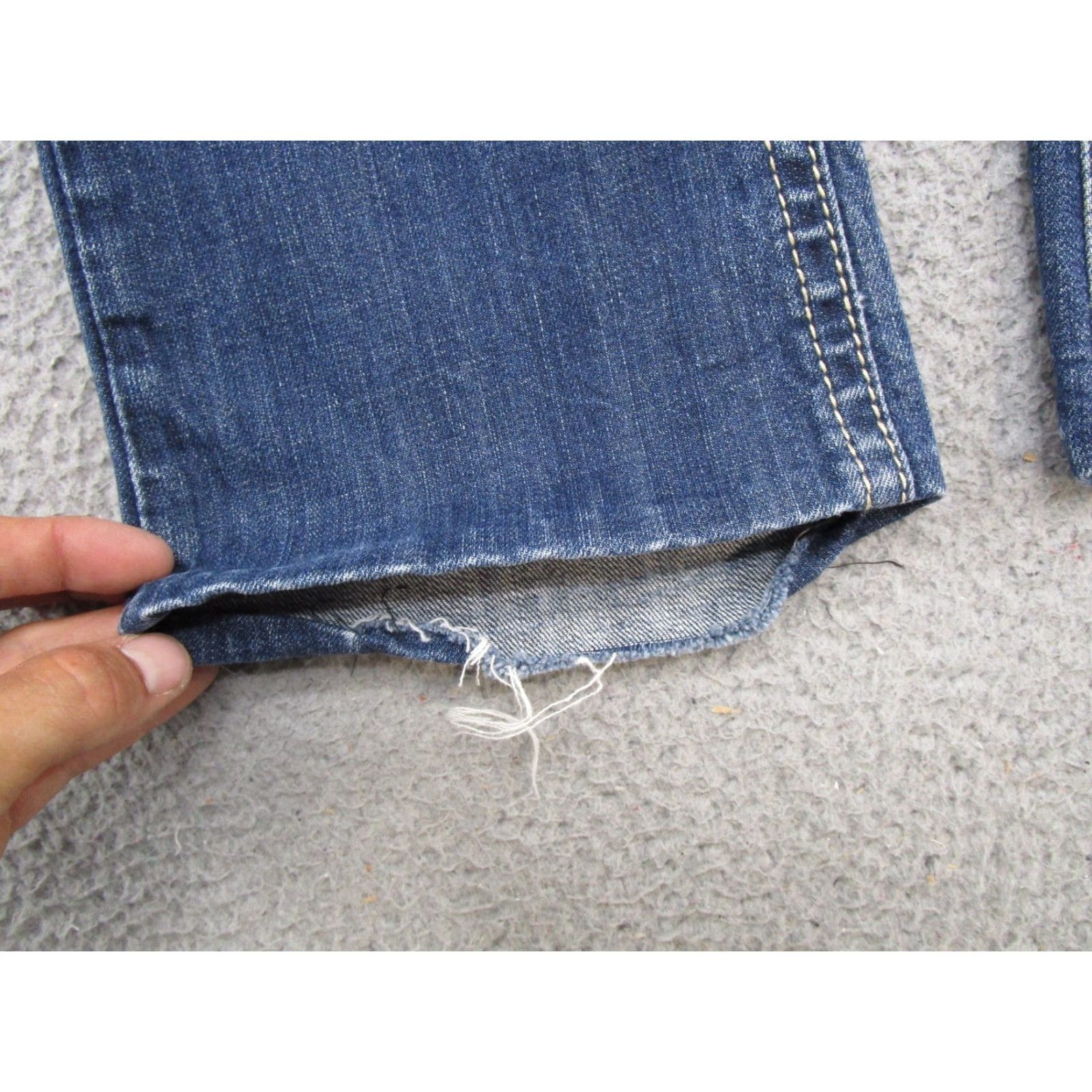 Denime Mek DNM Denim Jeans Bootcut 28x34 Women Blue 5-Pocket Stretch Read Size 28" / US 6 / IT 42 - 2 Thumbnail