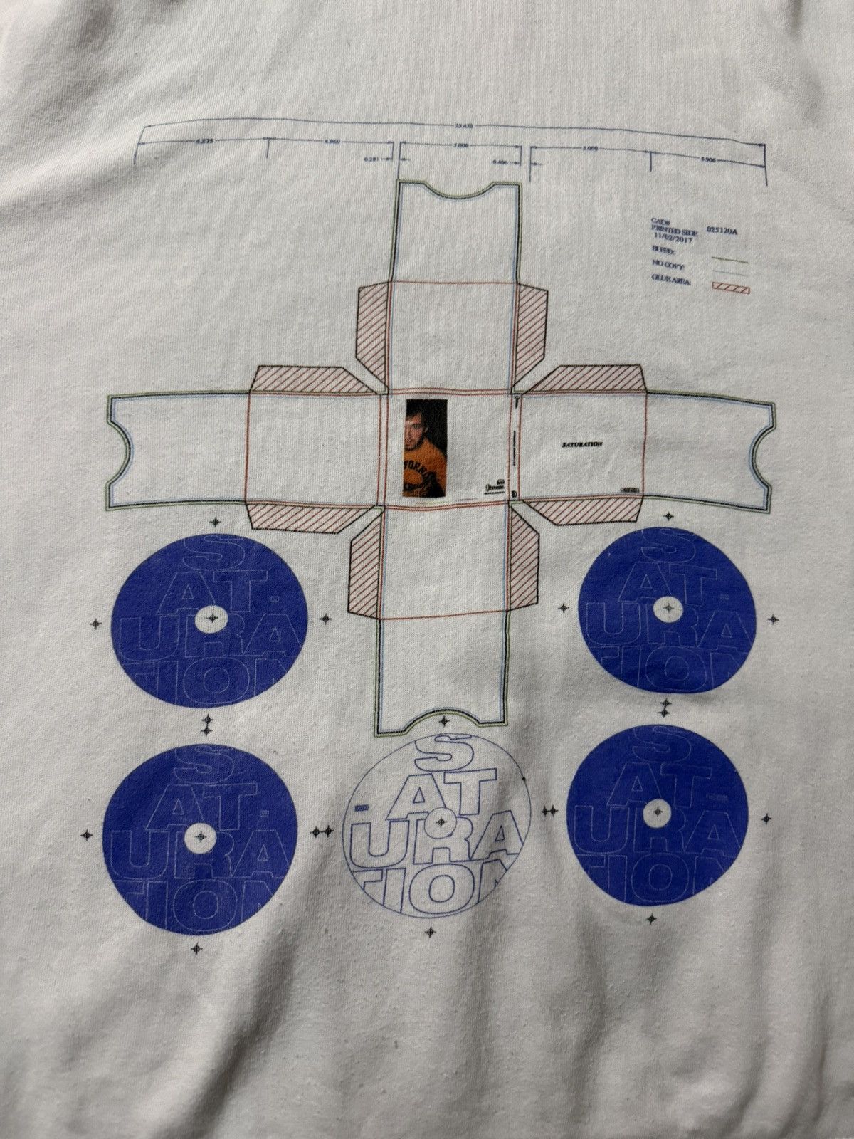 Brockhampton Saturation Paint Hoodie Large Kevin Abstract