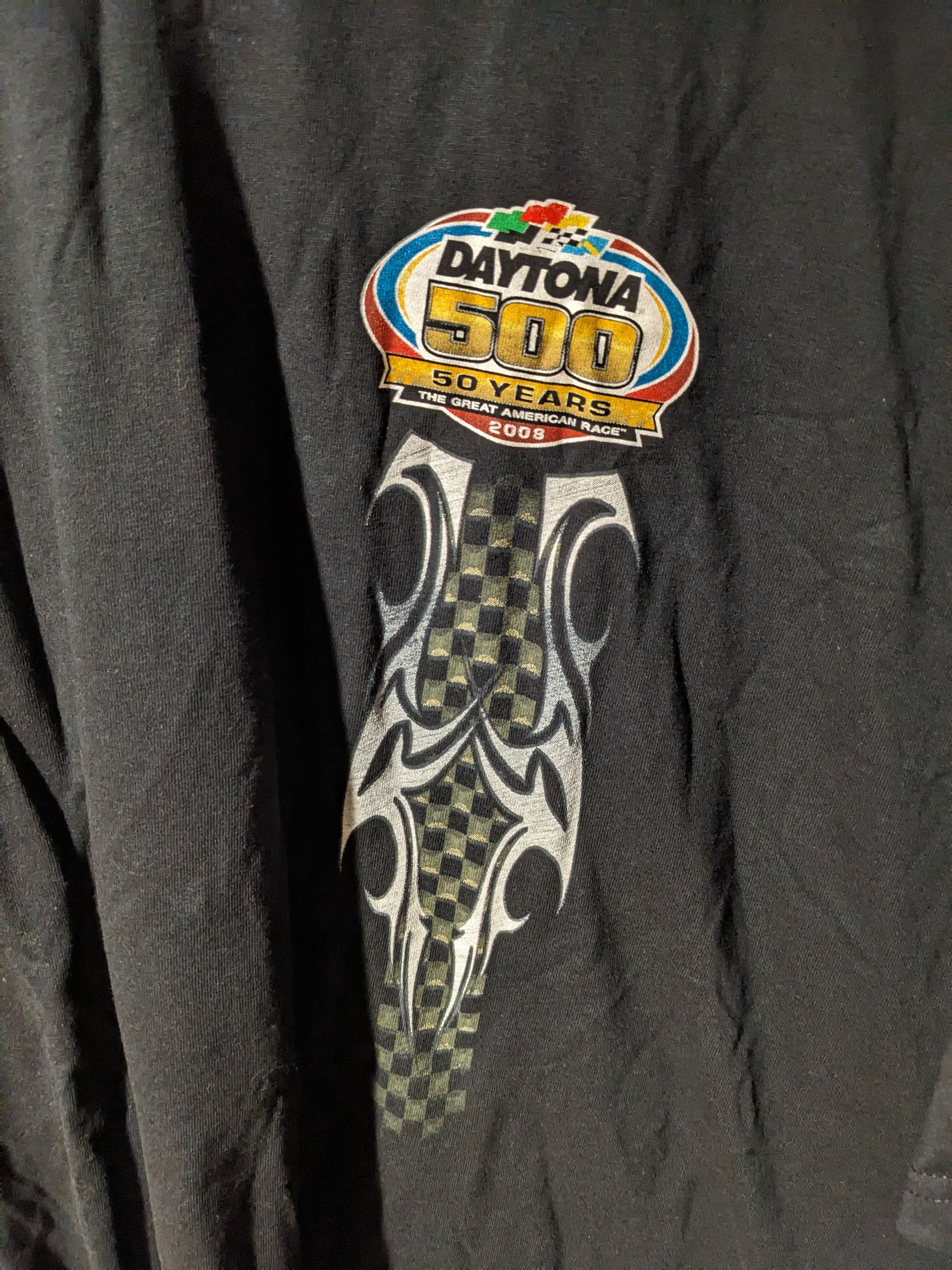 NASCAR × Vintage Vintage 2008 Daytona 500 50 years Nascar Racing T-Shirt Size US XXL / EU 58 / 5 - 4 Thumbnail