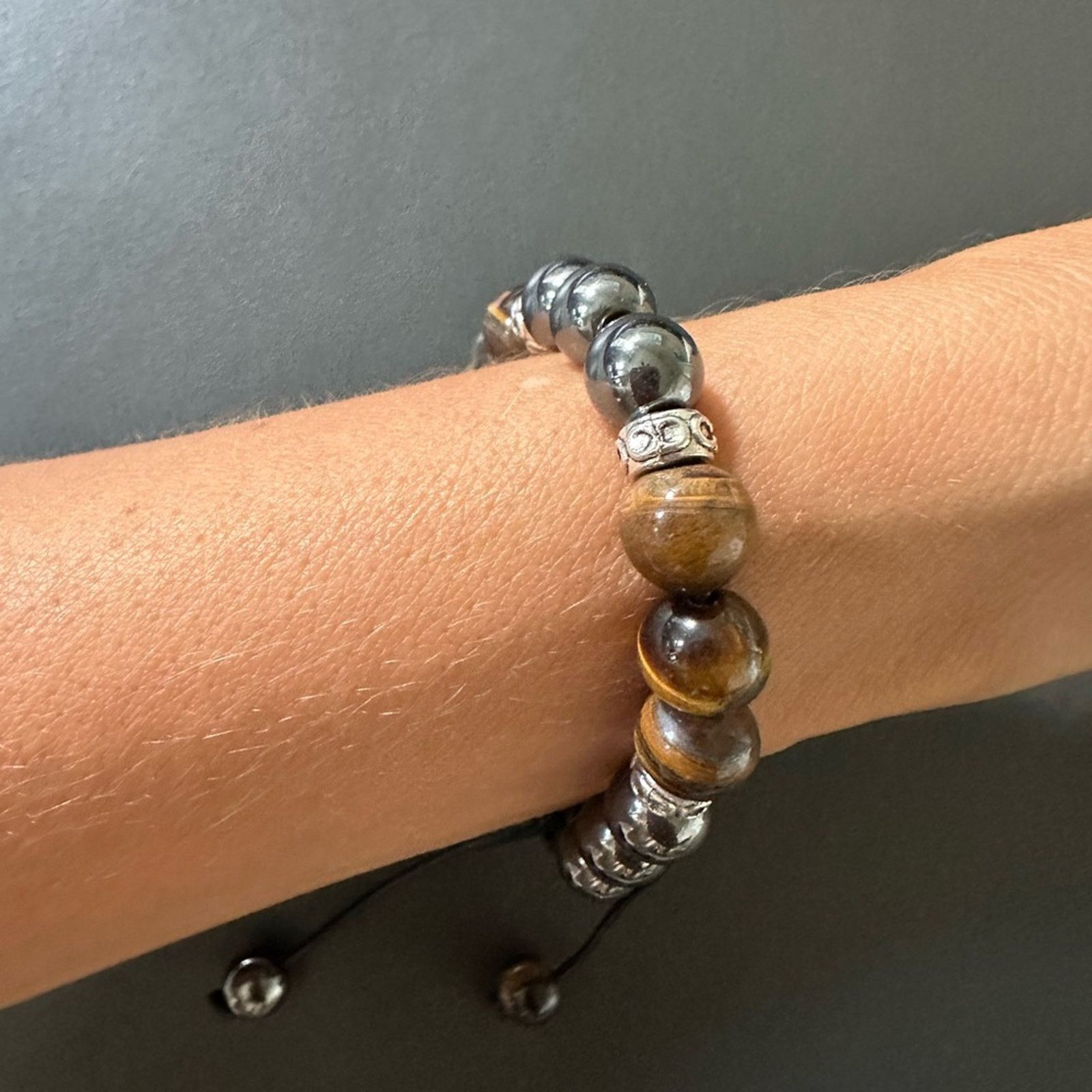 Other Men’s Tiger Eye Lava Stone Bracelets Beaded Size ONE SIZE - 2 Thumbnail