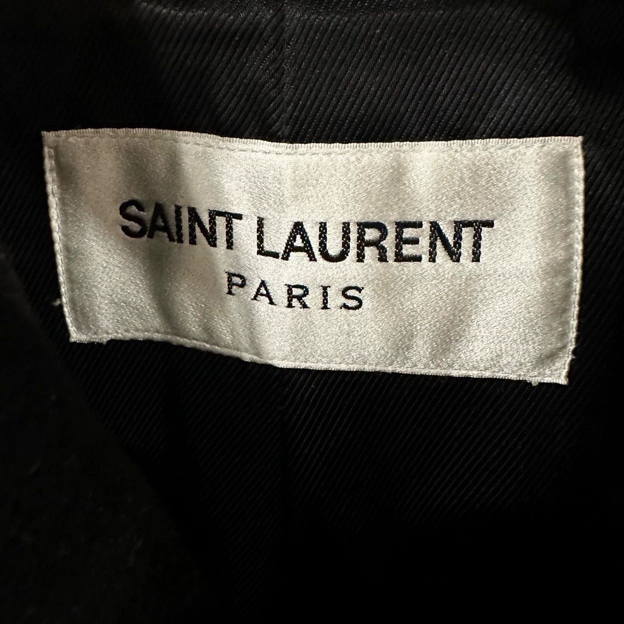 Yves Saint Laurent ysl double-breasted black coat Size US M / EU 48-50 / 2 - 2 Thumbnail