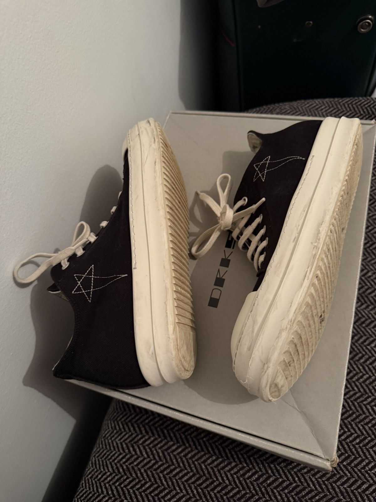 Rick Owens Rick Owens Drkshdw Pentagram Lows Size US 7 / EU 40 - 3 Thumbnail