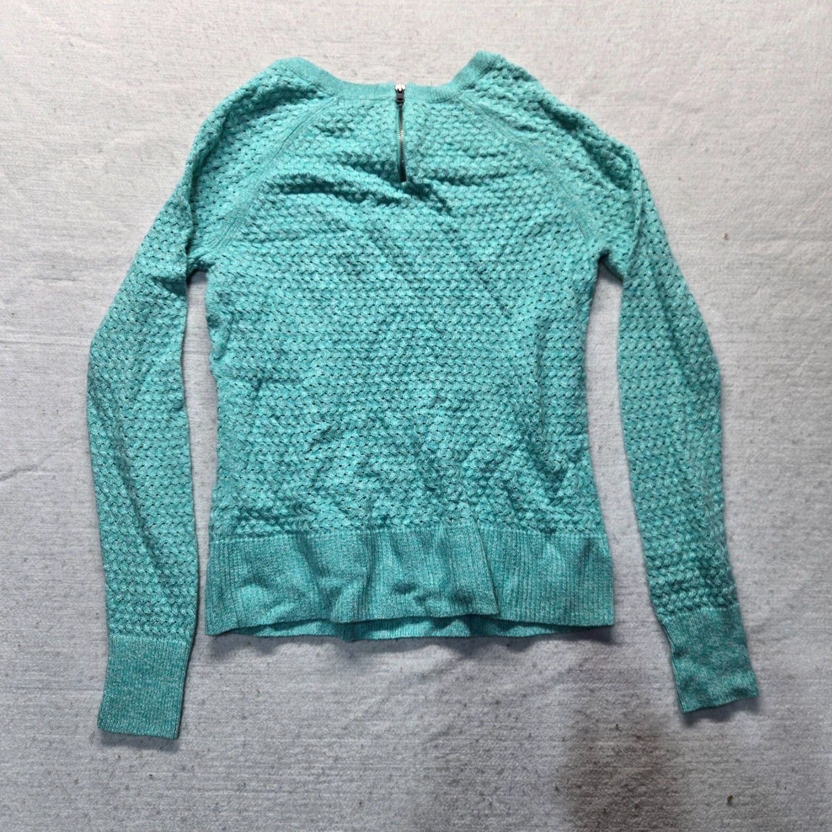 American Eagle Outfitters American Eagle Sweater Adult Women's S Small Open Knit Stretch Blue Top Size S / US 4 / IT 40 - 8 Thumbnail