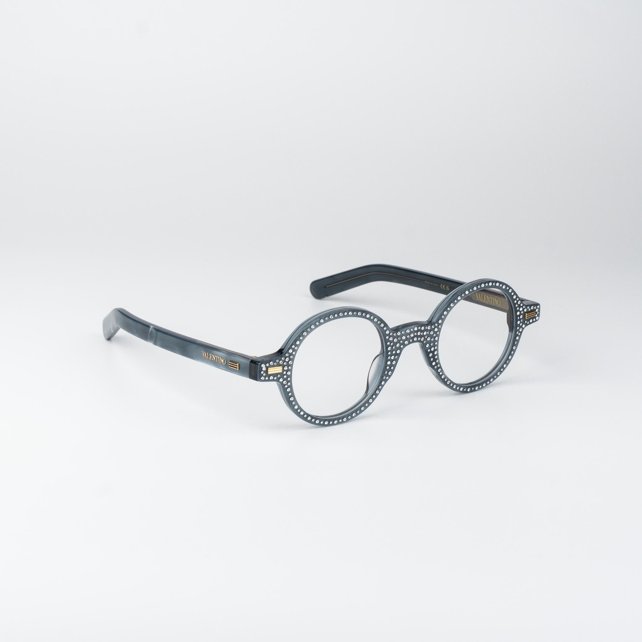 Valentino Valentino Women Eyeglasses Pearl Crystal Round VLX-185 C Size ONE SIZE - 2 Thumbnail