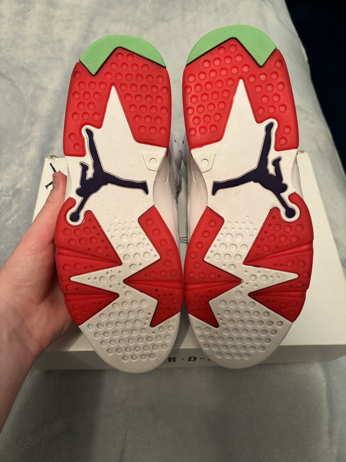 Jordan Brand Air Jordan 6 Retro Hare 2020 Size 9.5 Size US 9.5 / EU 42-43 - 6 Thumbnail