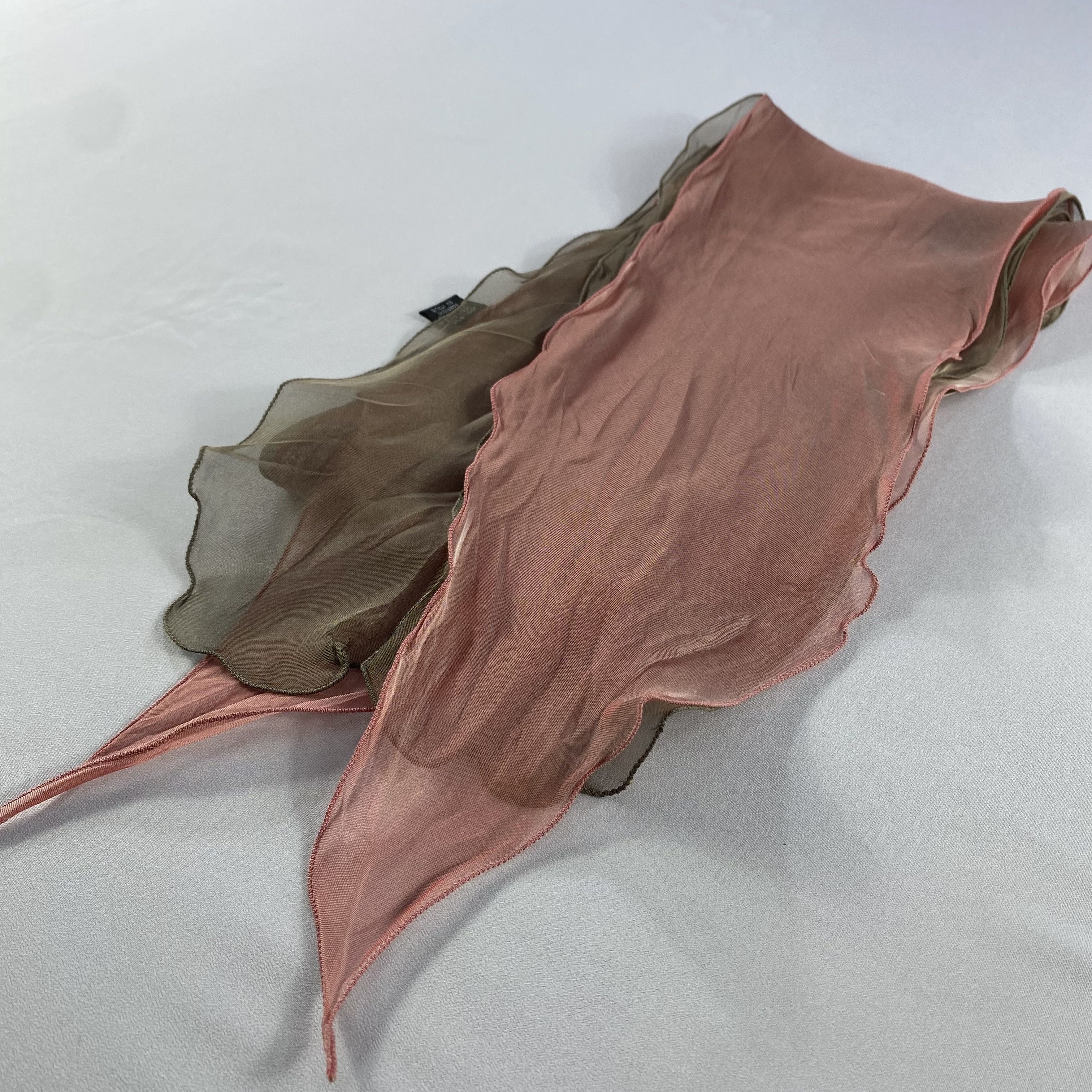 Franco Ferrari × Japanese Brand × Vintage Vintage Franco Ferrari Silk Scarf Hand Rolled SS057 Size ONE SIZE - 3 Thumbnail