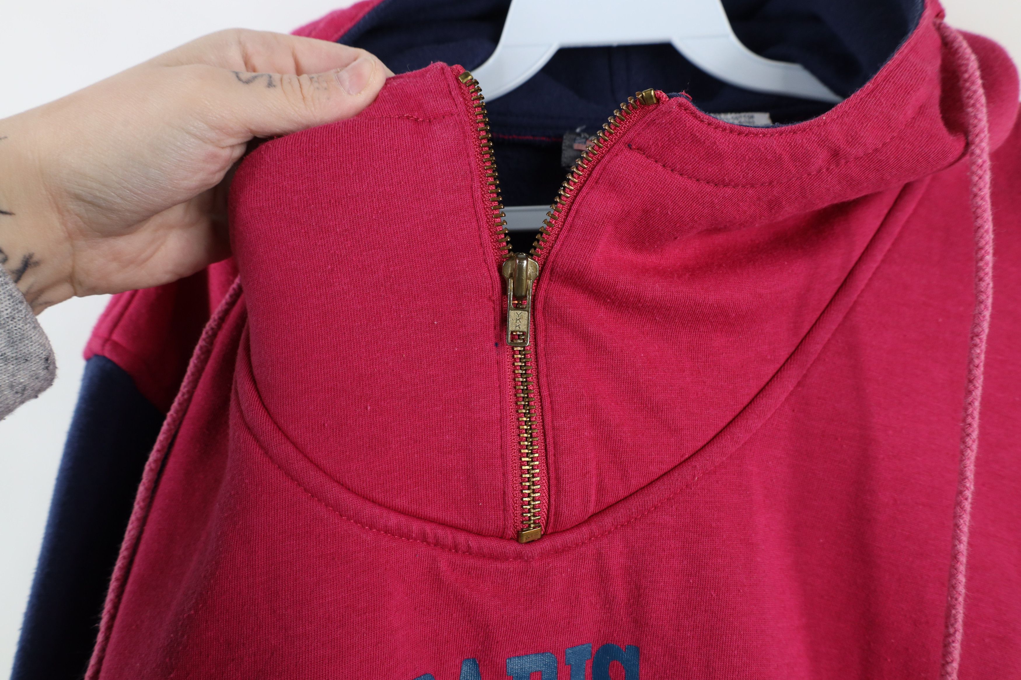 Vintage Vintage 90s Streetwear Paris Sport Club Hoodie Sweatshirt Size M / US 6-8 / IT 42-44 - 7 Thumbnail