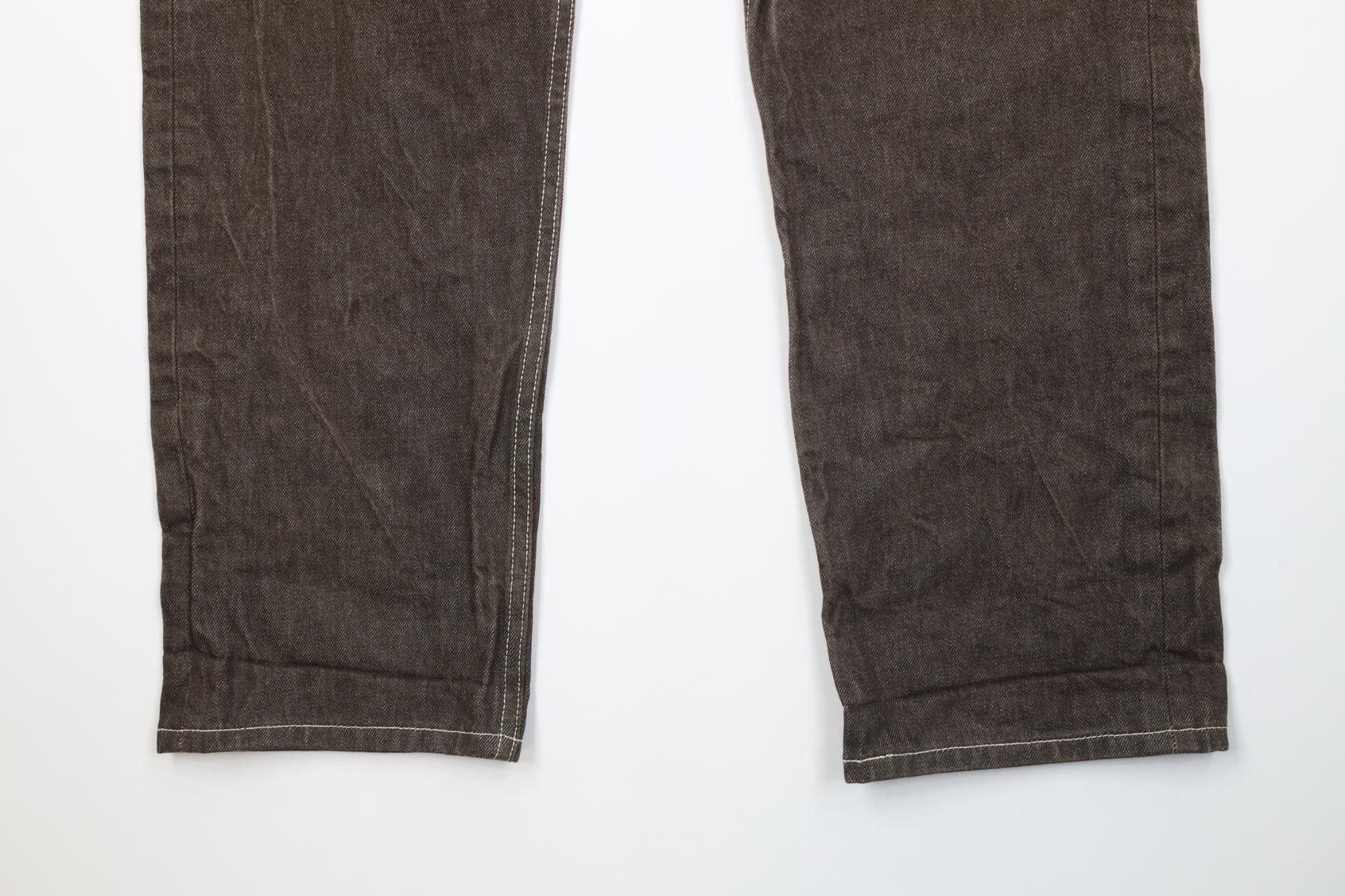 Levi's Vintage Y2K Levis 501xx Fly Regular Straight Leg Jeans Brown Size US 36 / EU 52 - 4 Thumbnail