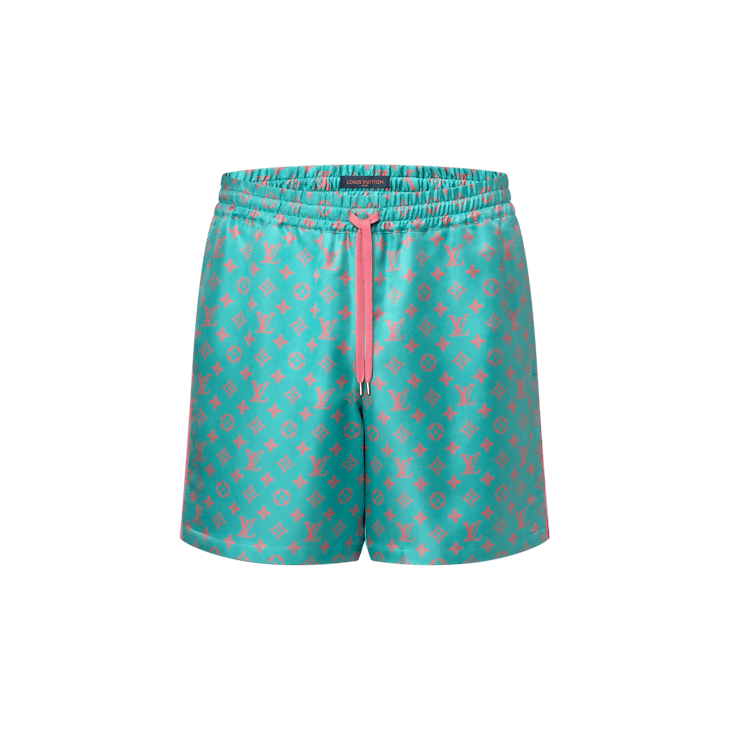 Louis Vuitton Monogram Silk Shorts Size US 30 / EU 46 - 1 Thumbnail