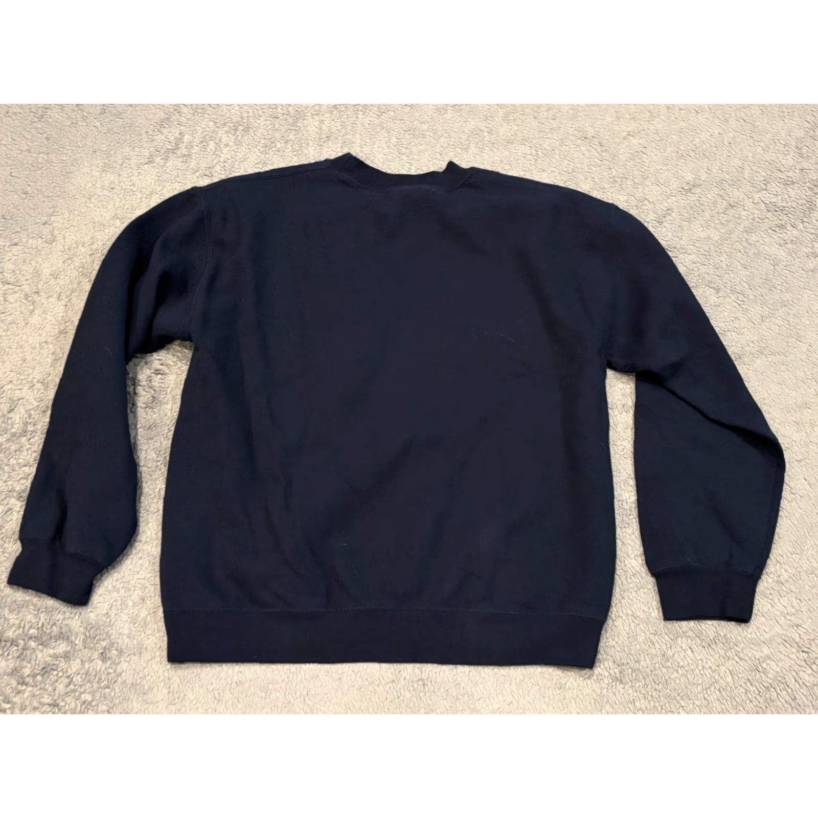 Gildan Gildan Sweatshirt Mens Medium Navy Blue Crew Neck Pullover L/S Size US M / EU 48-50 / 2 - 5 Thumbnail