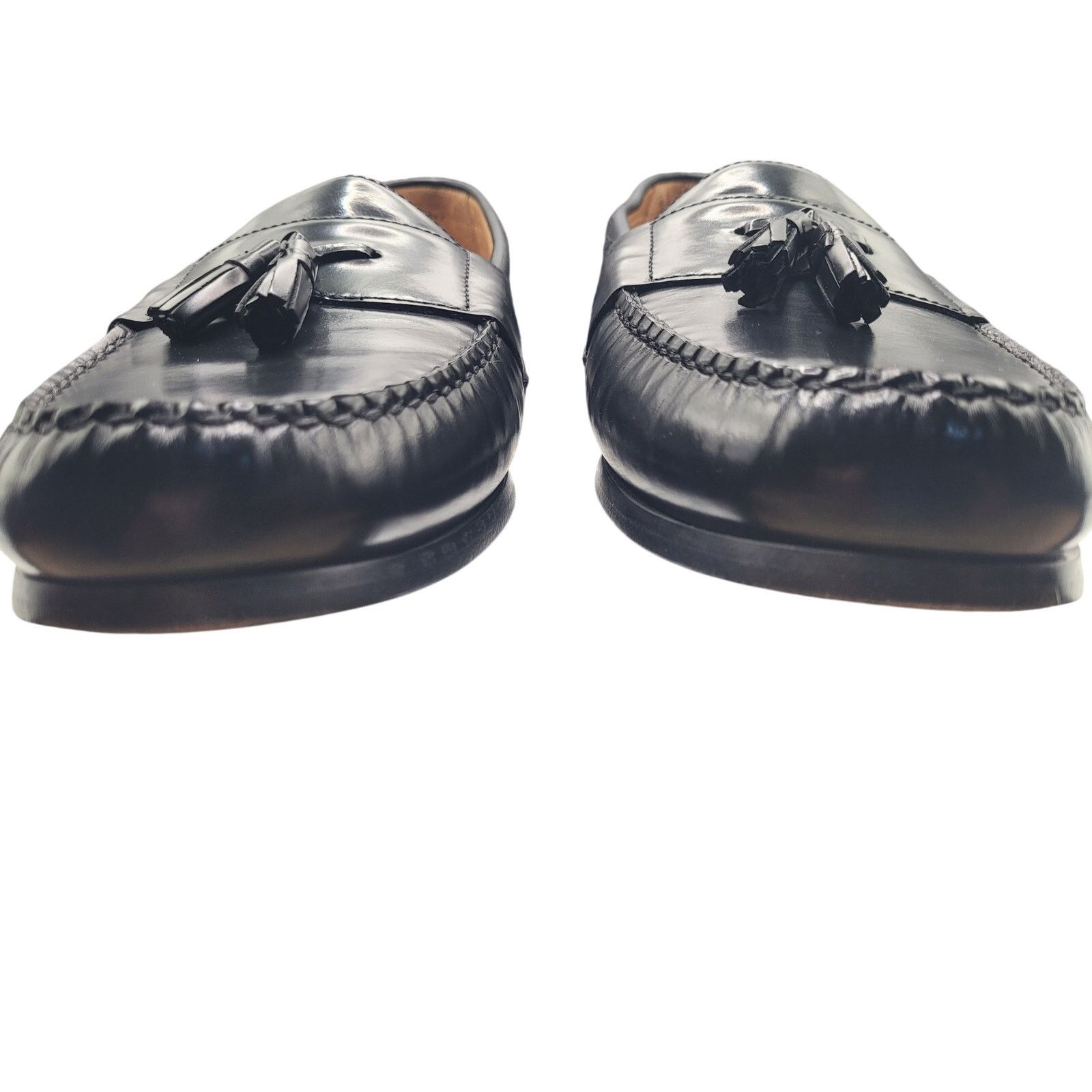 Johnston & Murphy Johnson & Murphy Mens Loafers Blk Leather Sheep Skin Sz 13M Size US 13 / EU 46 - 3 Thumbnail