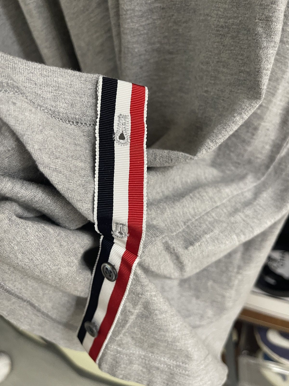 Thom Browne Thom Browne Long Sleeves T-shirt Size US XL / EU 56 / 4 - 5 Thumbnail